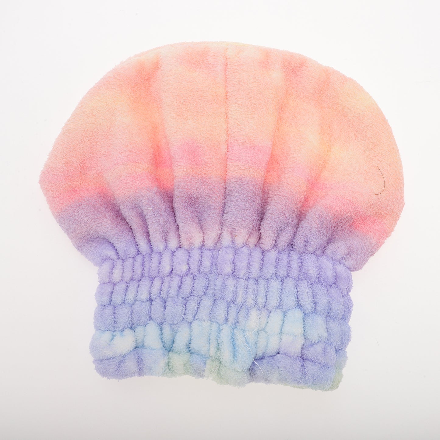 1 Pc Water-absorbent Bow Gradient Hair Towel for Bathroom Green