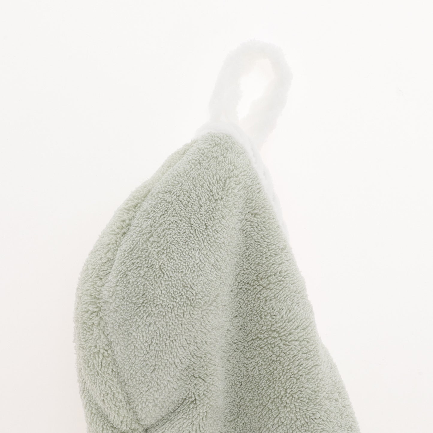 1 Pc Water-absorbent Double Layer Hair Drying Towel for Bathroom Green, Pink