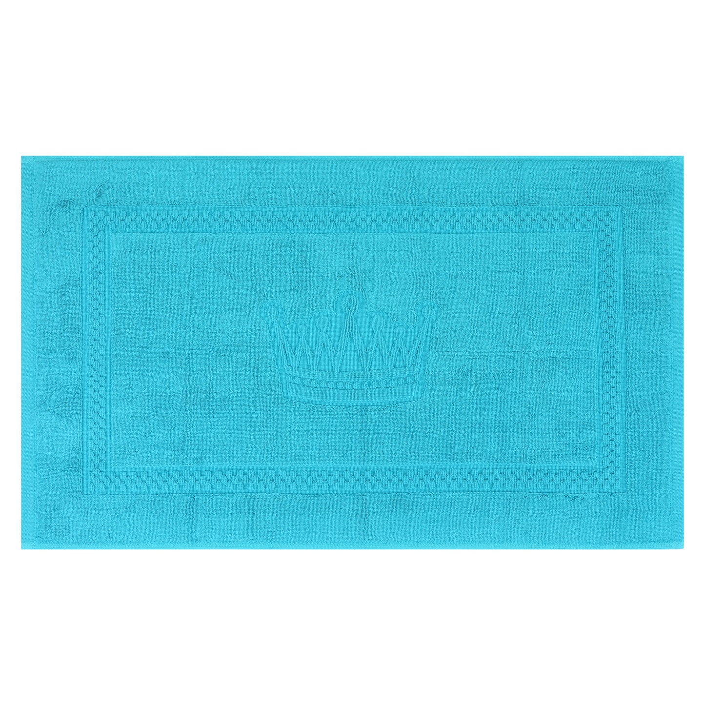 Absorbent Bath Rugs Reversible Cotton Spa Quick Dry Non Slip Thick Machine Wash Bath Mats