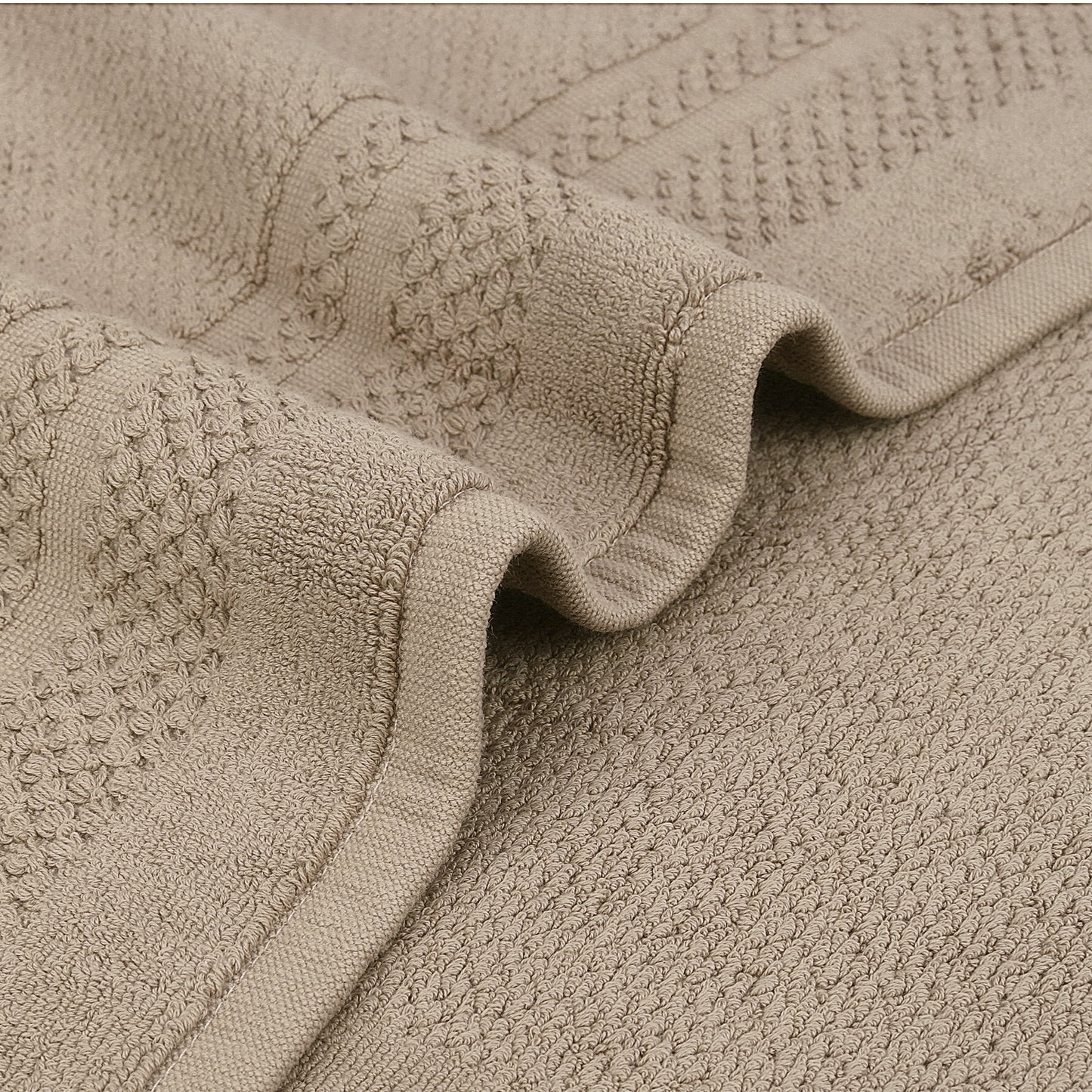 Absorbent Foldable Washable Cotton Bath Rugs Quick Dry Floor Carpet Bath Mats