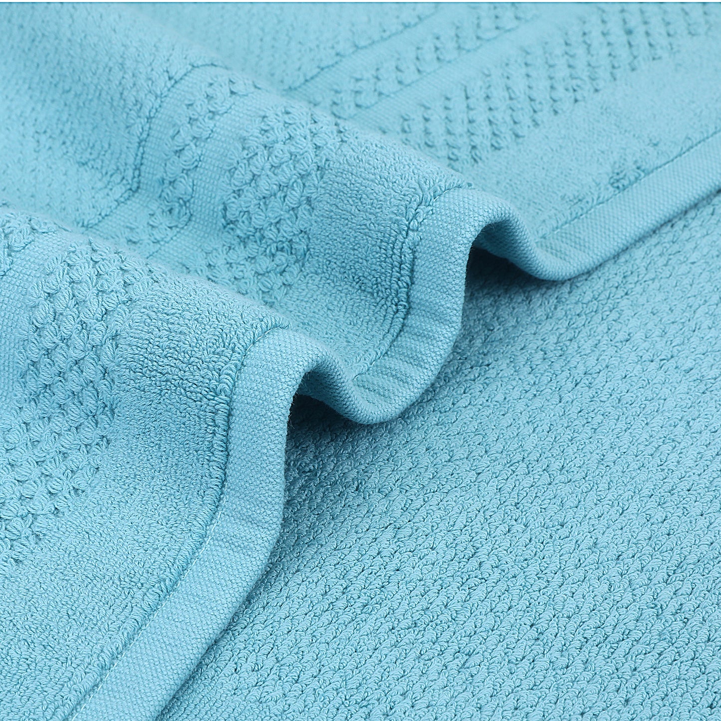Absorbent Foldable Washable Cotton Bath Rugs Quick Dry Floor Carpet Bath Mats