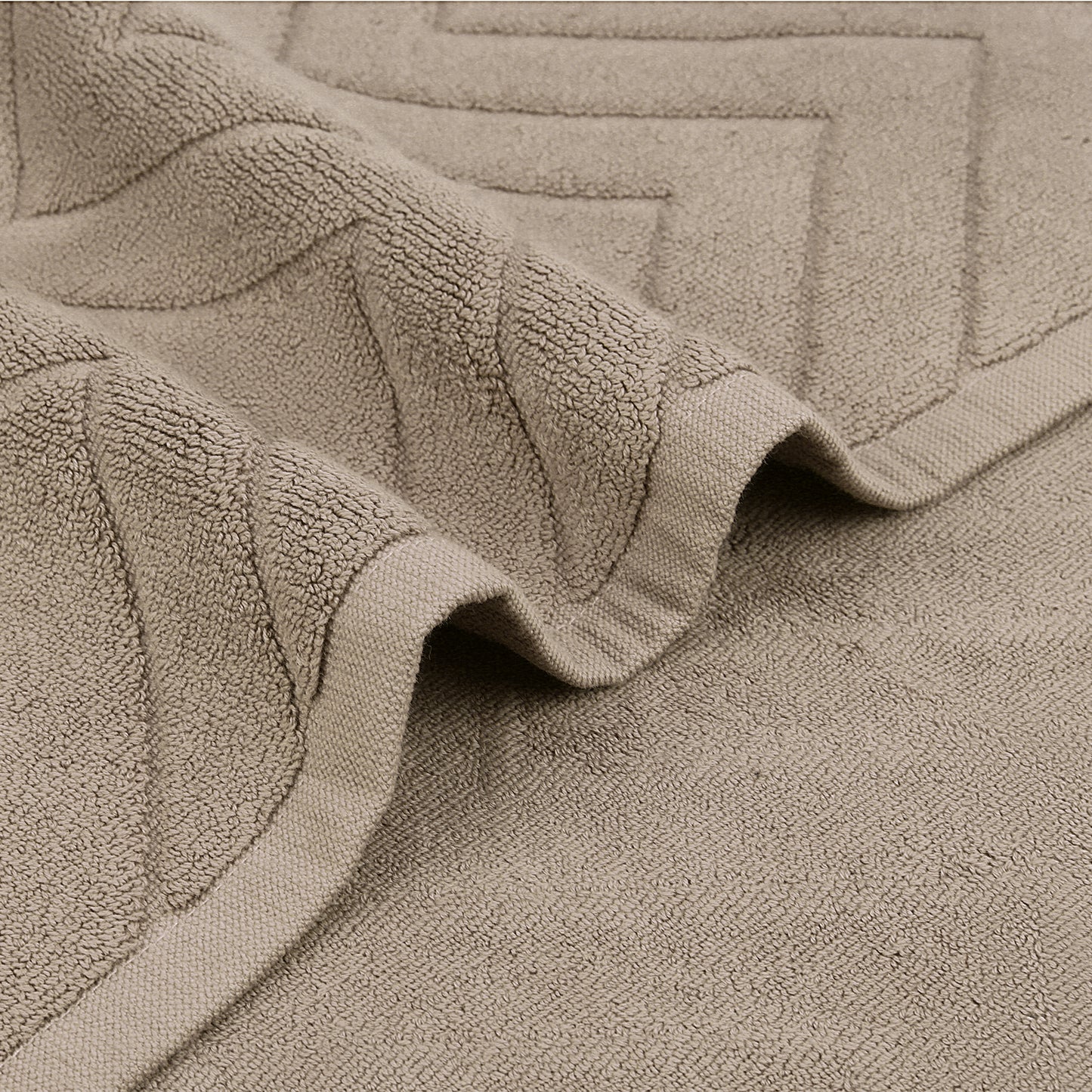 Absorbent Fade Resistant Cotton Luxury Bath Rugs Shower Mat Bathroom Non Slip Quick Dry Spa