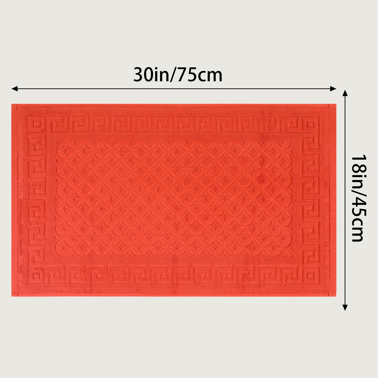 Cotton Bath Mat, Soft Bathroom Rug Absorbent Floor Towel Mats for Hotel Spa Bathtub