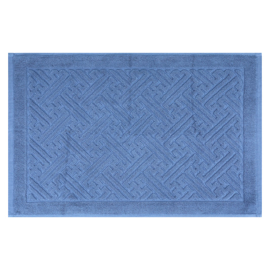 Luxury Bath Mat, Cotton Absorbent Hotel Spa Shower Floor Towel for Bathroom Rug Pad