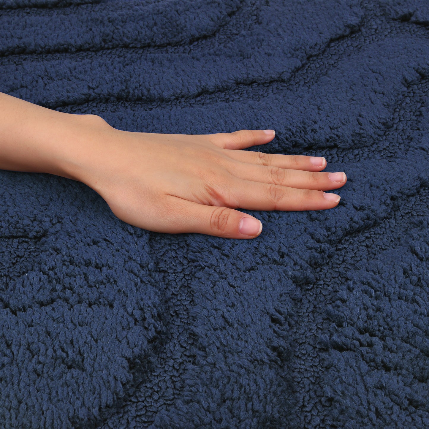 Bathroom Rug, Non Slip Washable Soft Absorbent Mat, Rubber Backing Quick Dry Microfiber Rugs