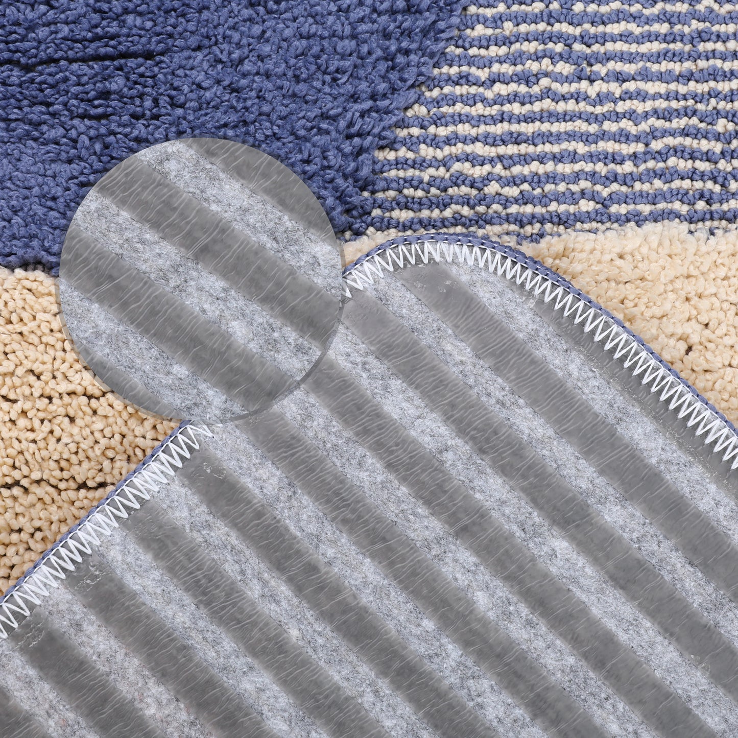 Soft Bath Mat, Non Slip Washable Absorbent Rug, Rubber Backing Quick Dry Microfiber Rugs