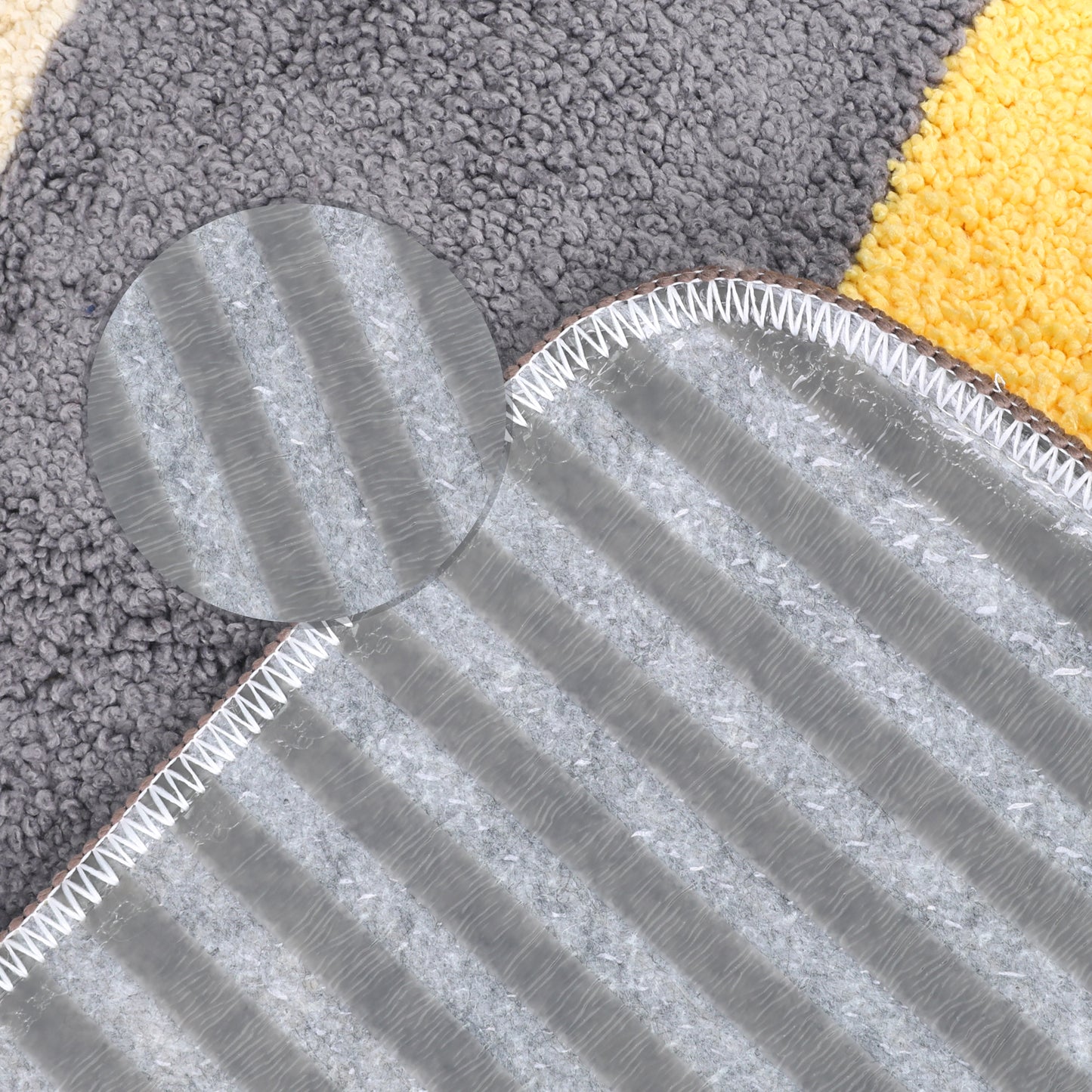 Soft Bath Mat, Non Slip Washable Absorbent Rug, Rubber Backing Quick Dry Microfiber Rugs