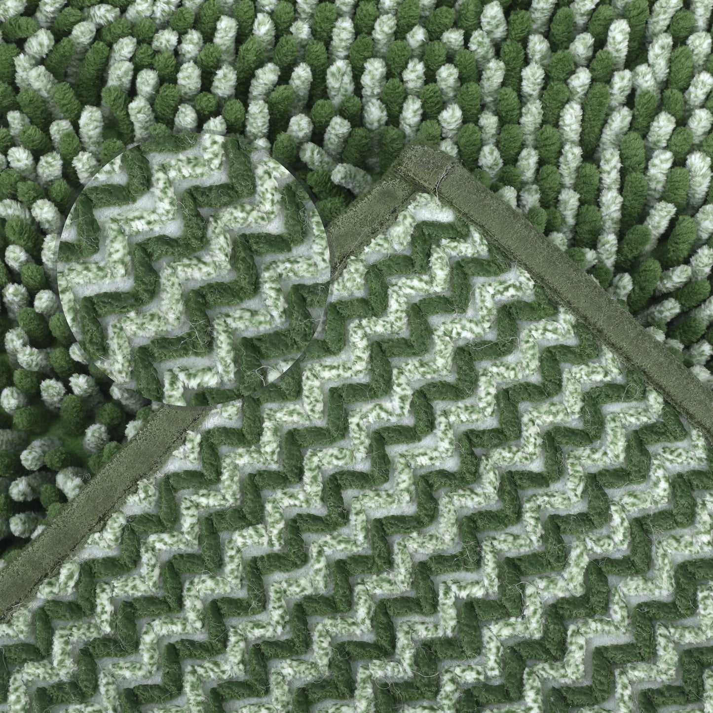 Non Slip Absorbent Chenille Fluffy Bath Mat Durable Accessories Soft Lightweight Bath Mats