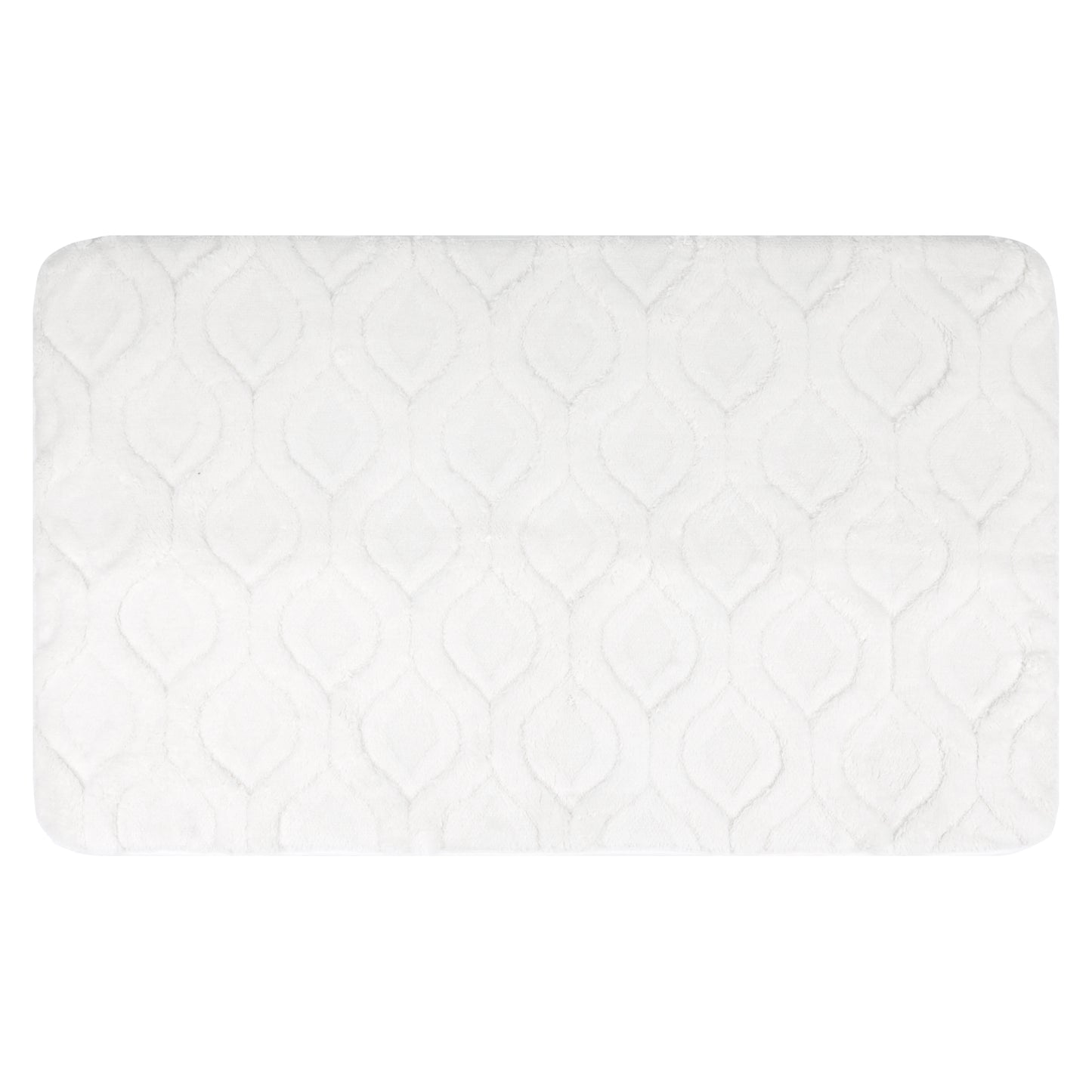 Absorbent Bathroom Rug, Soft Non Slip Washable Mat, Rubber Backing Quick Dry Rugs