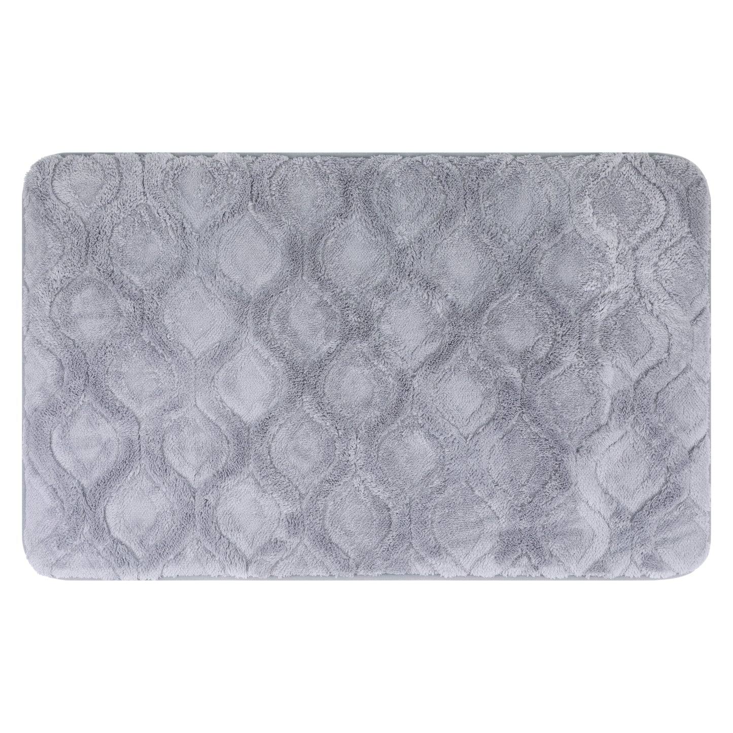 Absorbent Bathroom Rug, Soft Non Slip Washable Mat, Rubber Backing Quick Dry Rugs