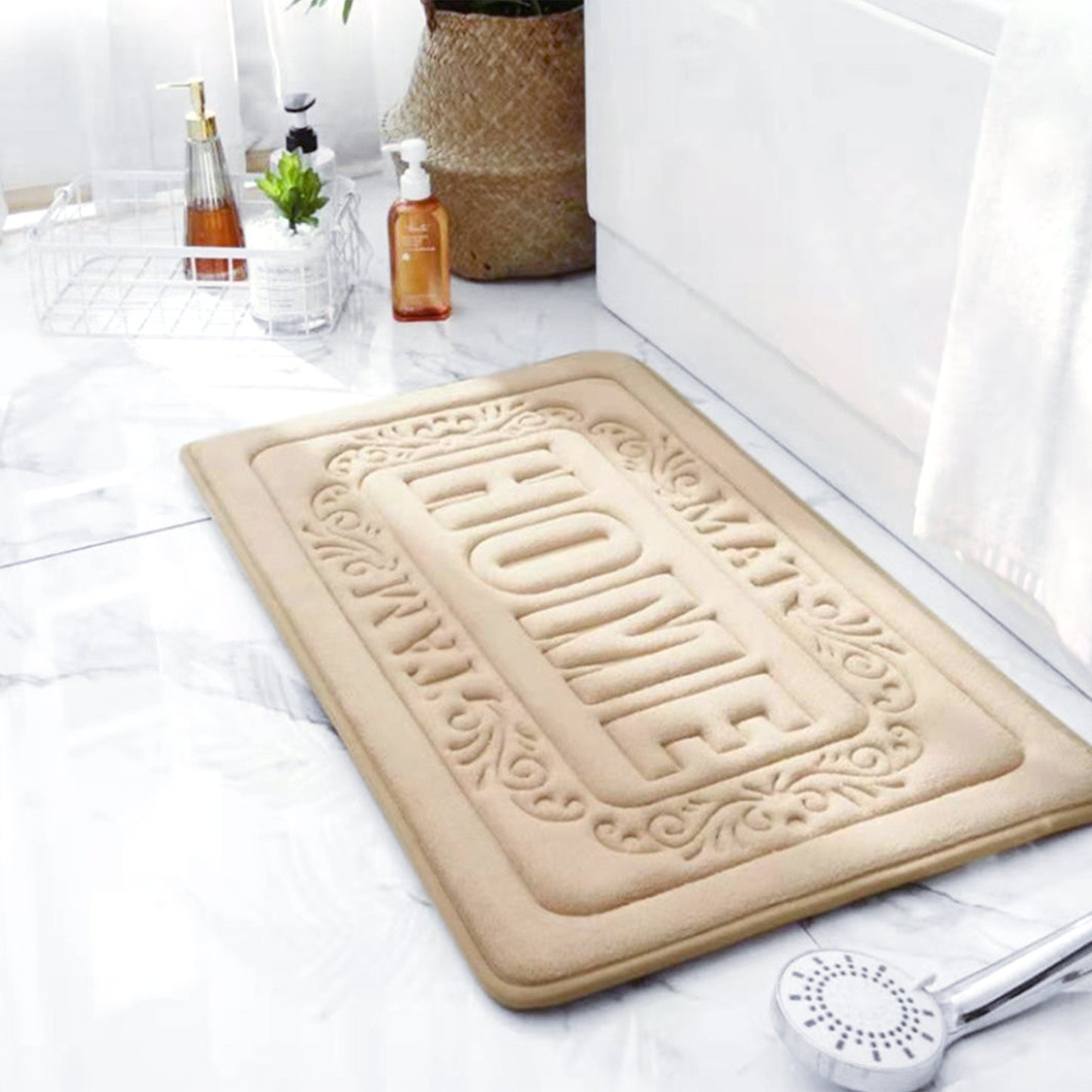Memory Foam Bath Mat, Soft Non Slip and Absorbent Bathroom Rug, Comfortable, Thick Bath Mats