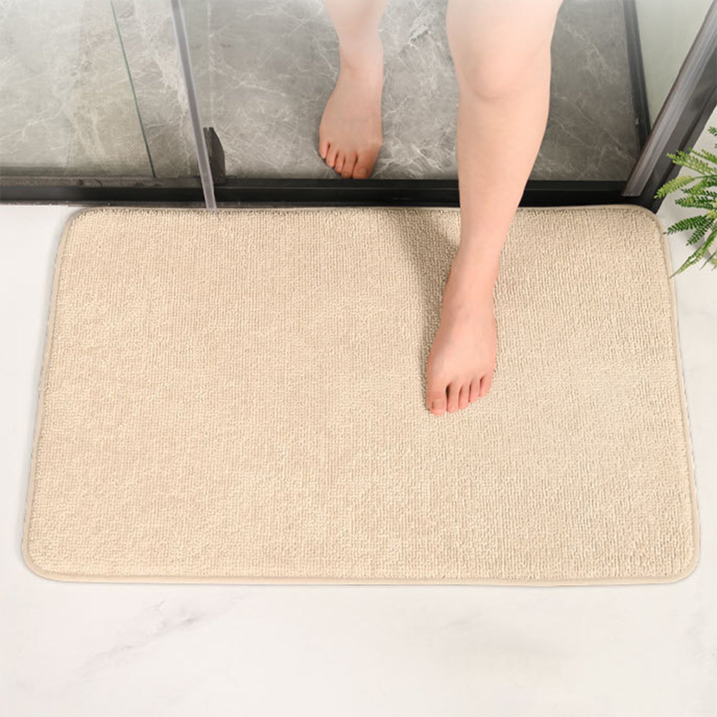 Bathroom Rug, Soft Non Slip Memory Foam Bath Mat, Water Absorbent Bath Mats