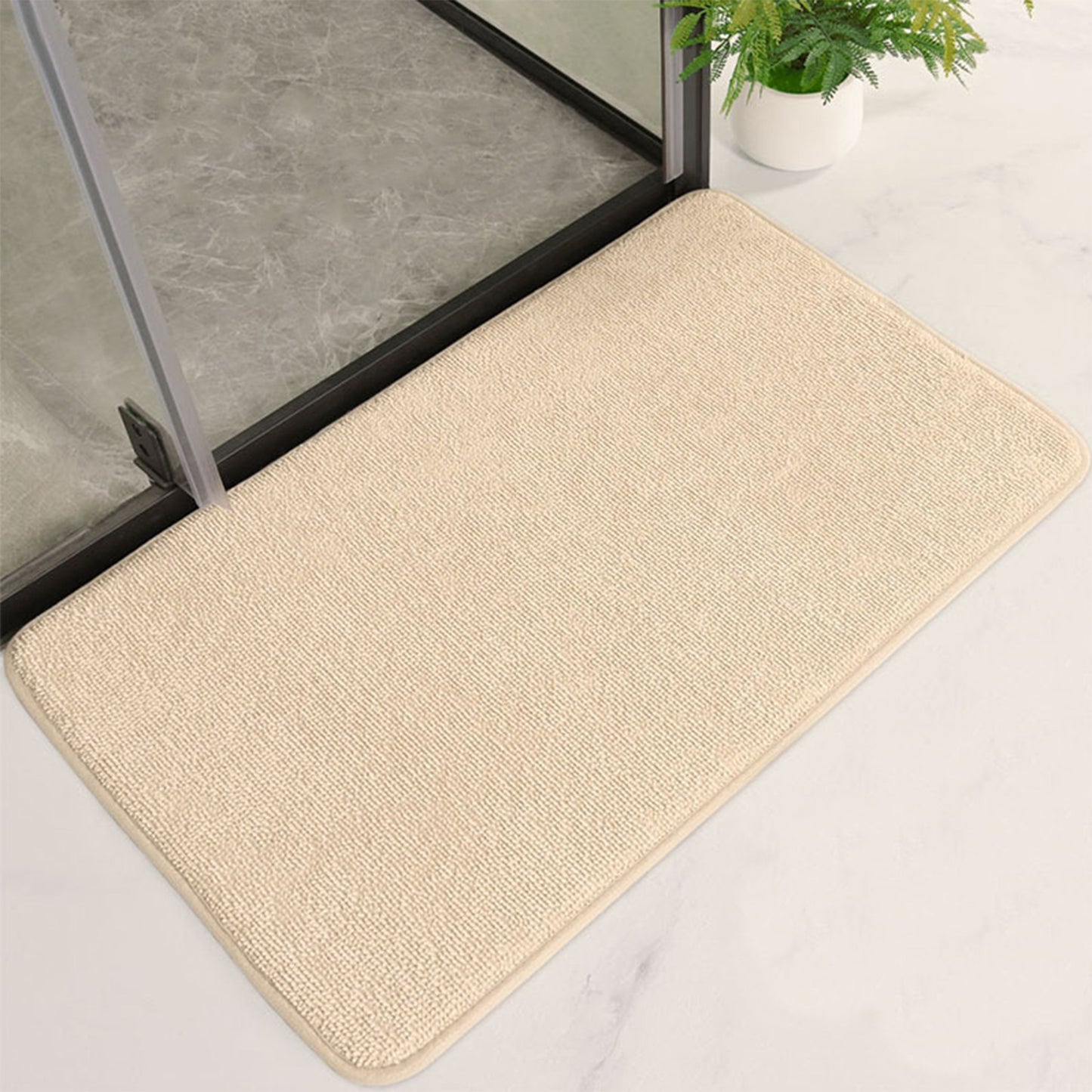 Bathroom Rug, Soft Non Slip Memory Foam Bath Mat, Water Absorbent Bath Mats