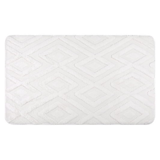 Geometric Pattern Bathroom Mats Soft Absorbent Non-Slip Machine Washable Dry Bath Rugs Home Gifts