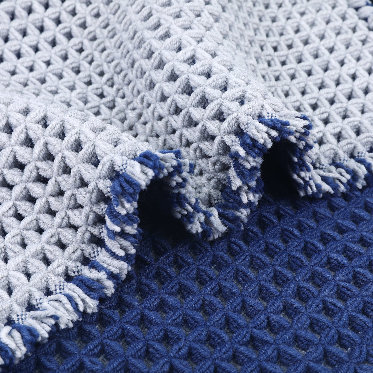 Waffle Bathroom Mat Soft Absorbent Laundry Room Washable Thick Bath Mats