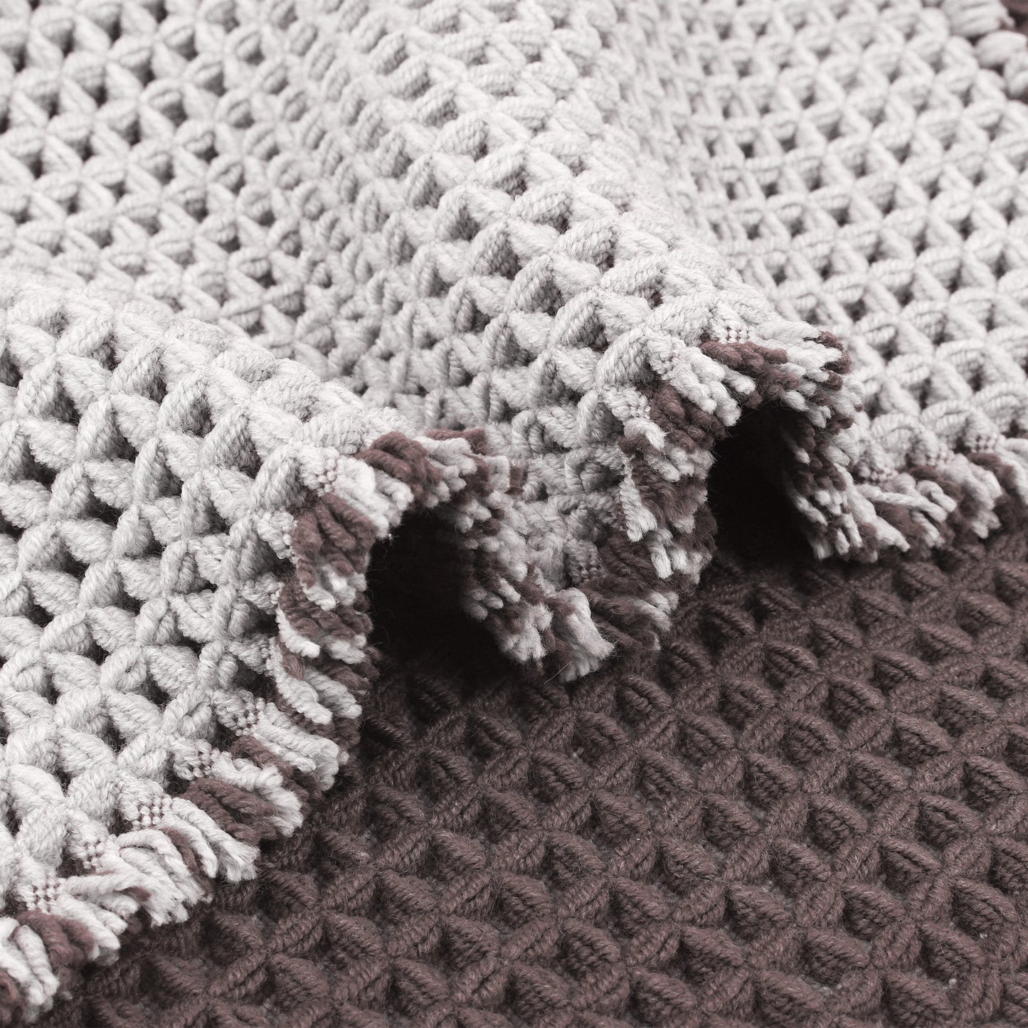 Waffle Bathroom Mat Soft Absorbent Laundry Room Washable Thick Bath Mats