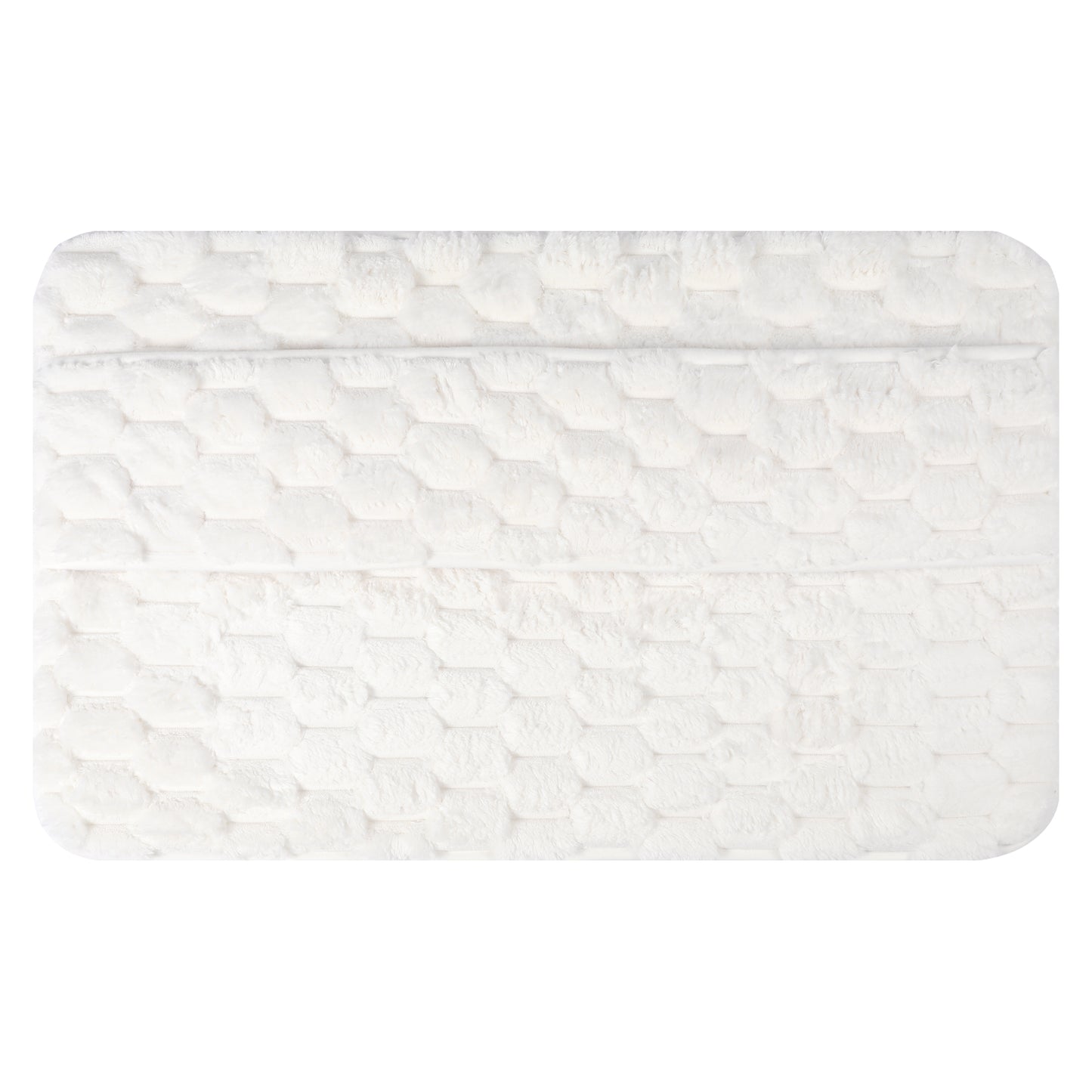 Fluffy Shag Bathroom Mat Soft Absorbent Non-Slip Backing Quick Dry Machine Washable Bath Mats