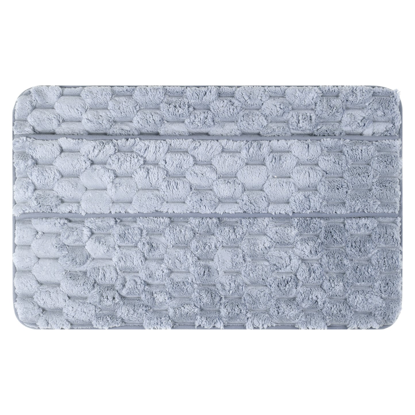 Fluffy Shag Bathroom Mat Soft Absorbent Non-Slip Backing Quick Dry Machine Washable Bath Mats