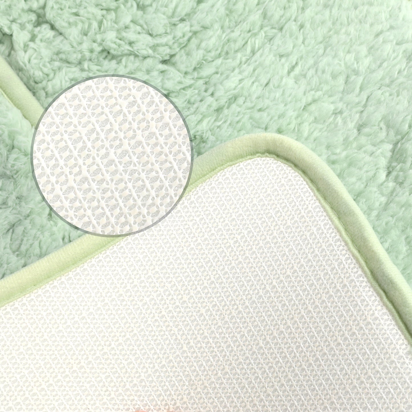 Plush Shaggy Bathroom Rugs Mat, Extra Soft and Absorbent Bath Rugs, Non-Slip Bath Mats