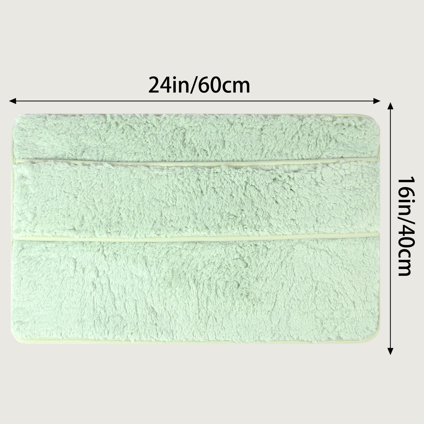 Plush Shaggy Bathroom Rugs Mat, Extra Soft and Absorbent Bath Rugs, Non-Slip Bath Mats