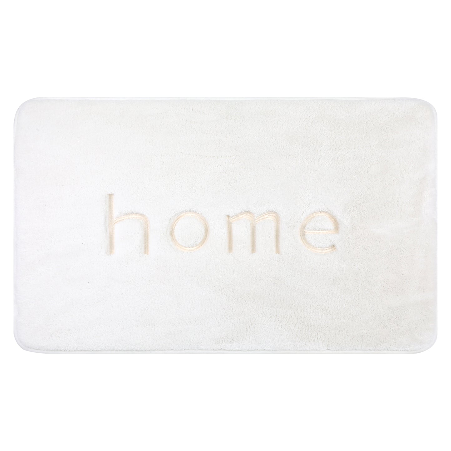 Funny Letters Bath Rugs for Bathroom, Absorbent Non Slip Washable Bath Mats