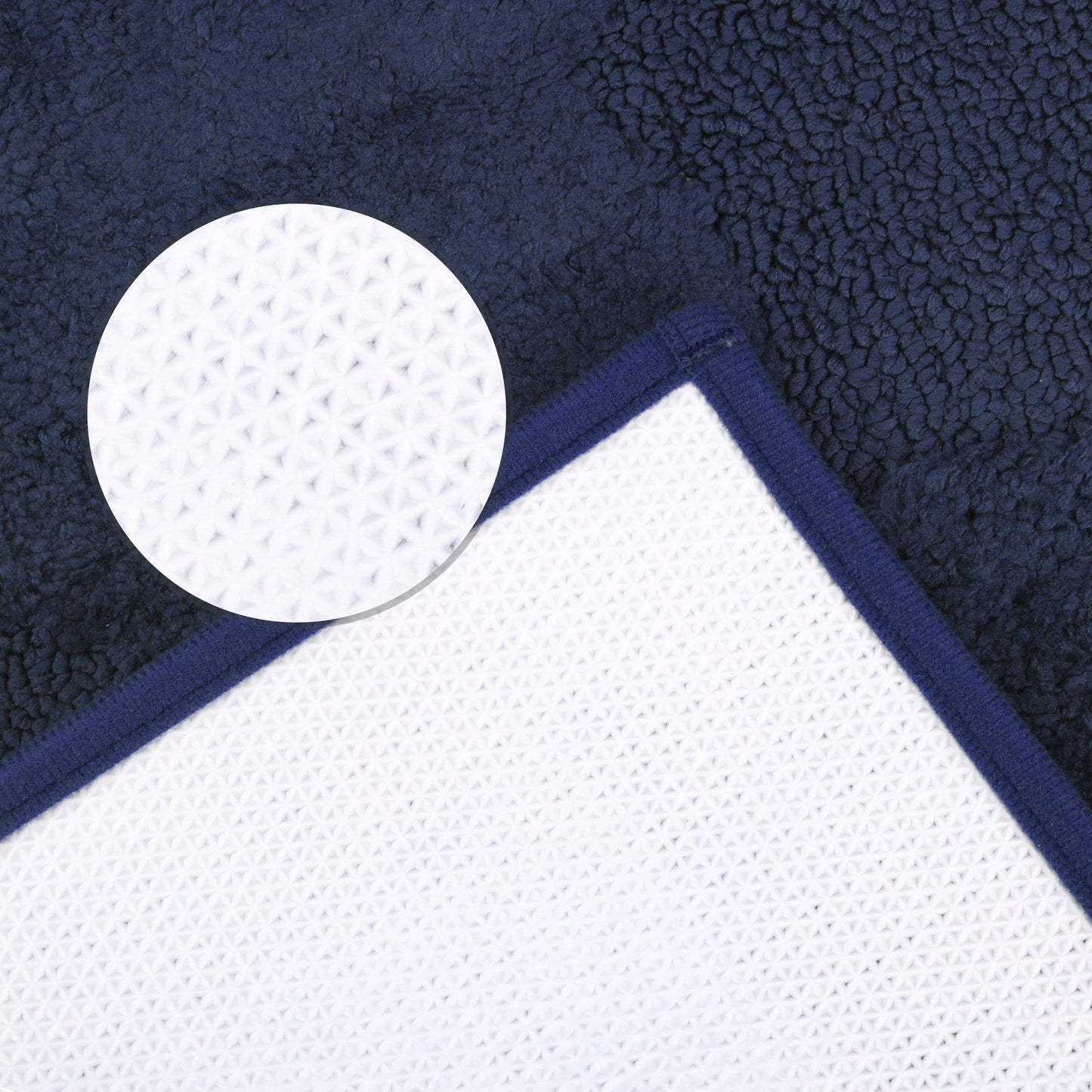 Cute Heart Pattern Bathroom Rugs Mat, Soft Absorbent Non Slip Washable, Quick Dry Shaggy Bath Mats