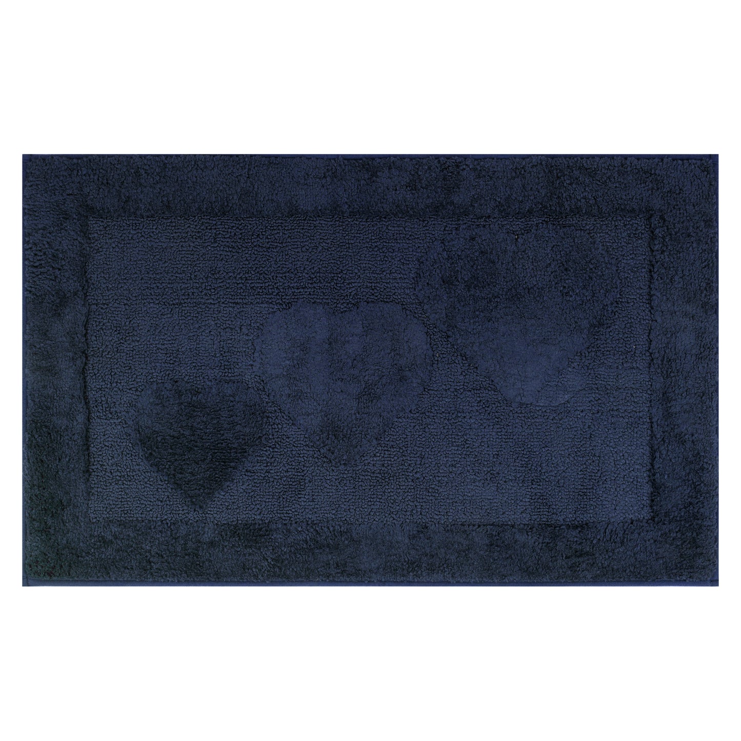 Cute Heart Pattern Bathroom Rugs Mat, Soft Absorbent Non Slip Washable, Quick Dry Shaggy Bath Mats