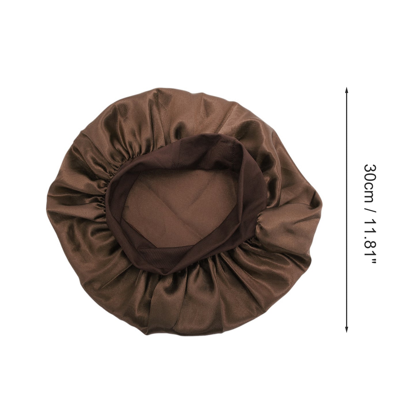 1 Pc High Elasticity Shower Cap for Bathroom Coffee Color