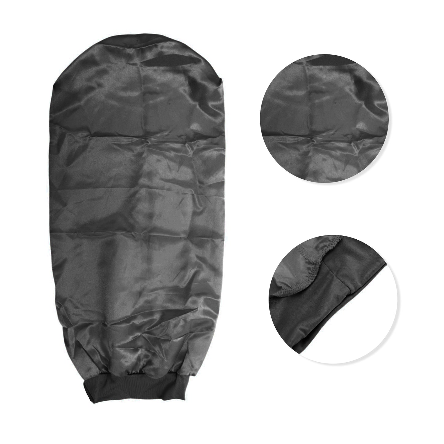 1 Pc Elasticity Long Shower Cap for Bathroom Black