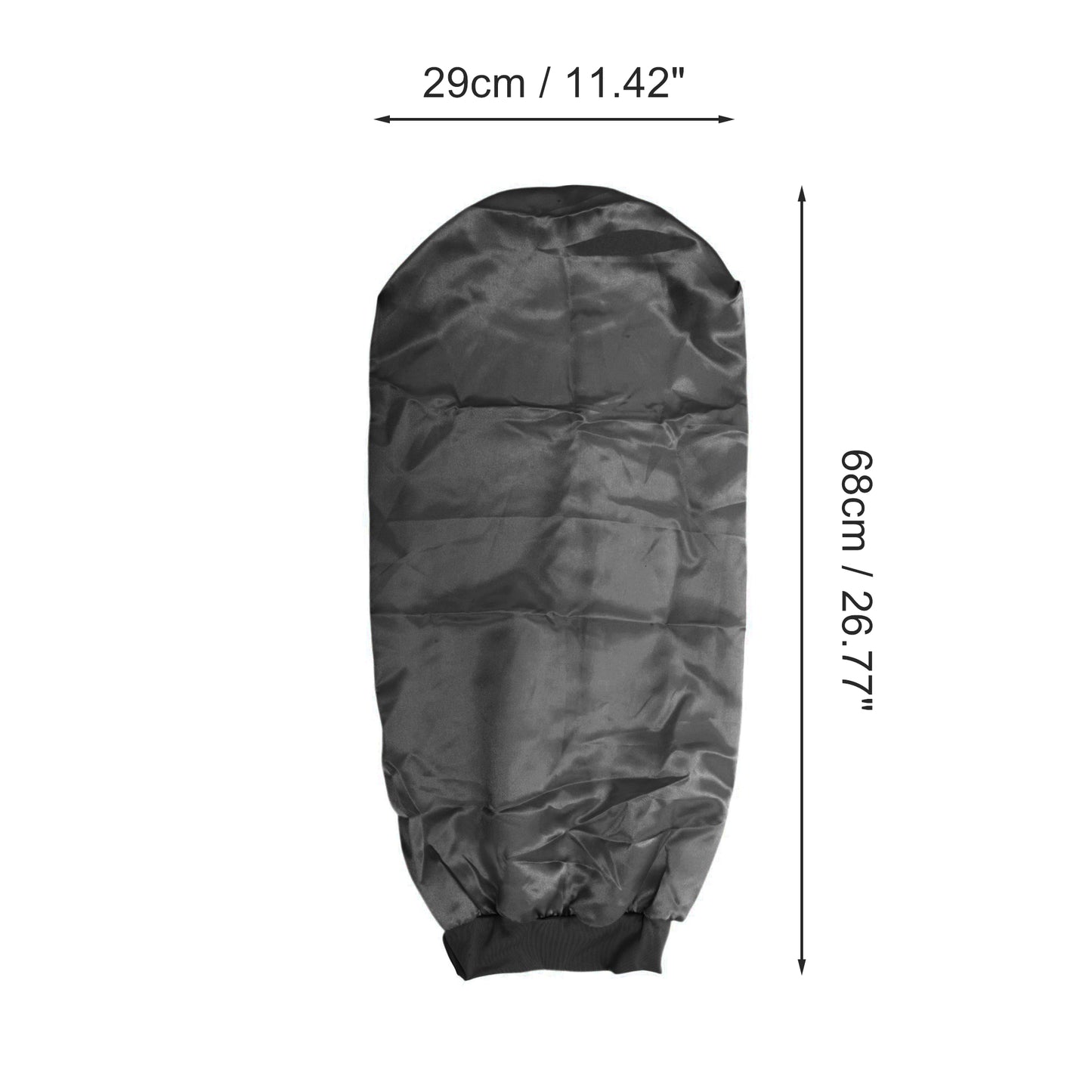 1 Pc Elasticity Long Shower Cap for Bathroom Black
