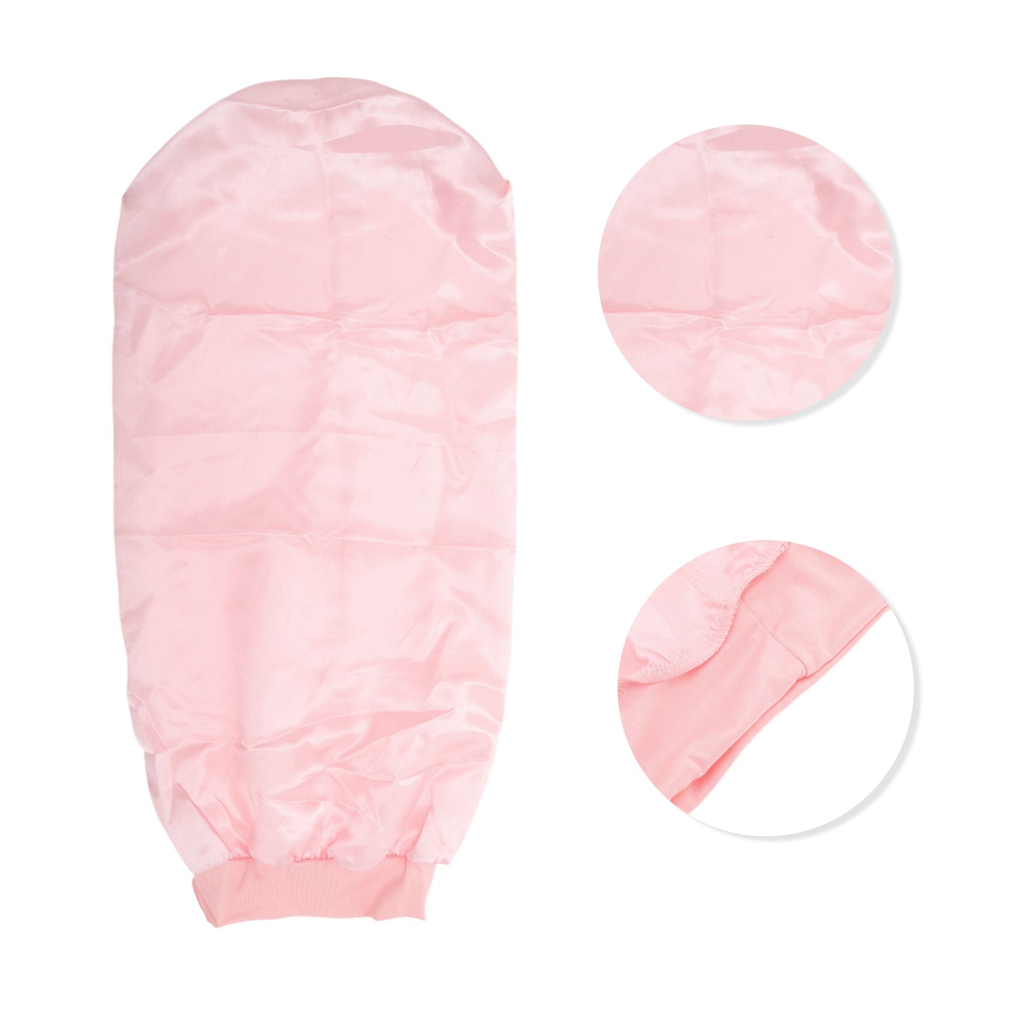 1 Pc Elasticity Long Shower Cap for Bathroom Pink