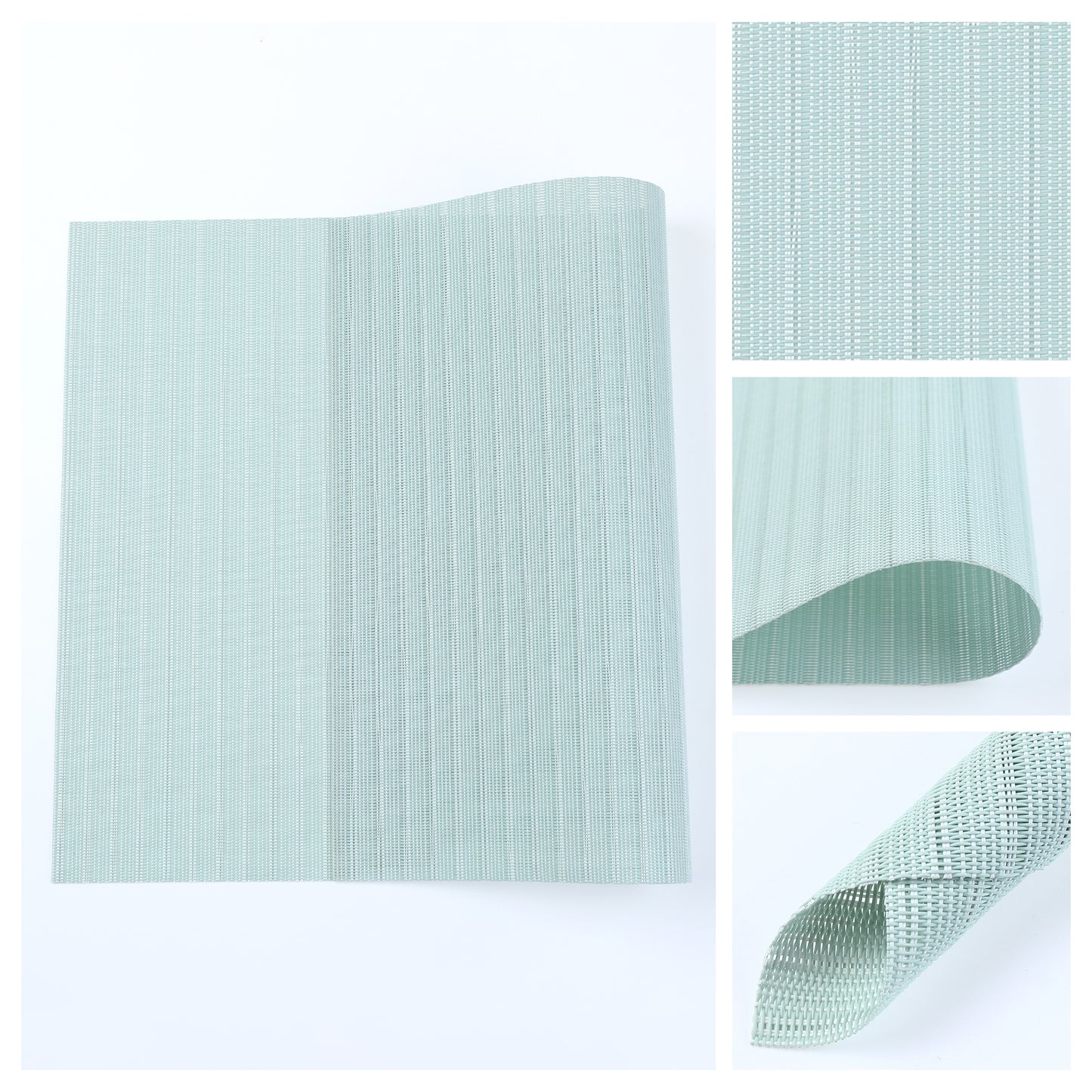 Placemats 8 Pack PVC for Kitchen Dining Table Decor Washable Heat Resistant 18*12in
