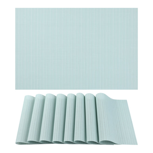 Placemats 8 Pack for Kitchen Dining Table Decor Washable Heat Resistant 18*12in