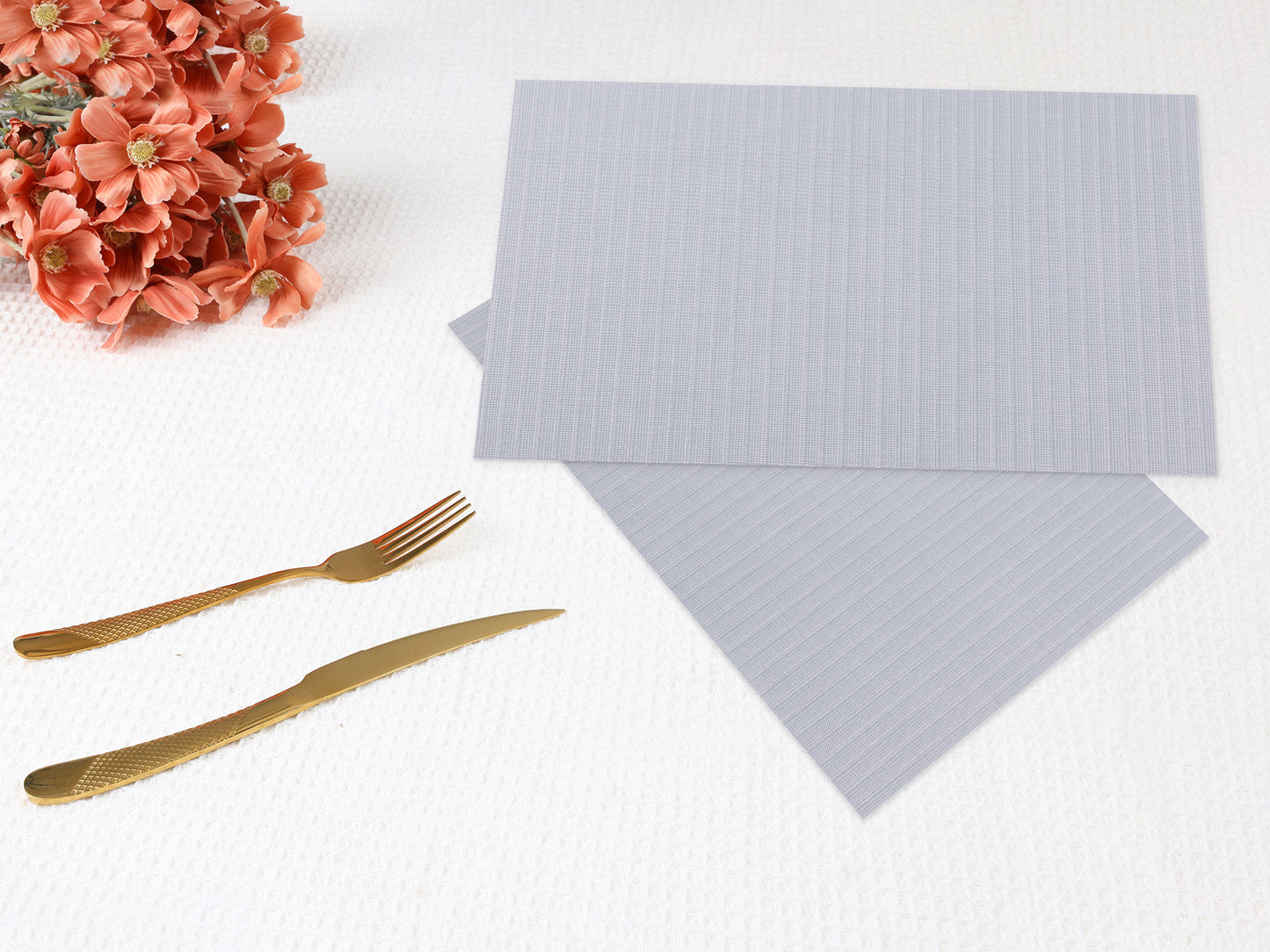 Placemats 8 Pack for Kitchen Dining Table Decor Washable Heat Resistant 18*12in