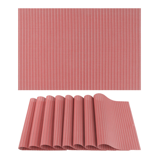 Placemats 8 Pack for Kitchen Dining Table Decor Washable Heat Resistant 18*12in