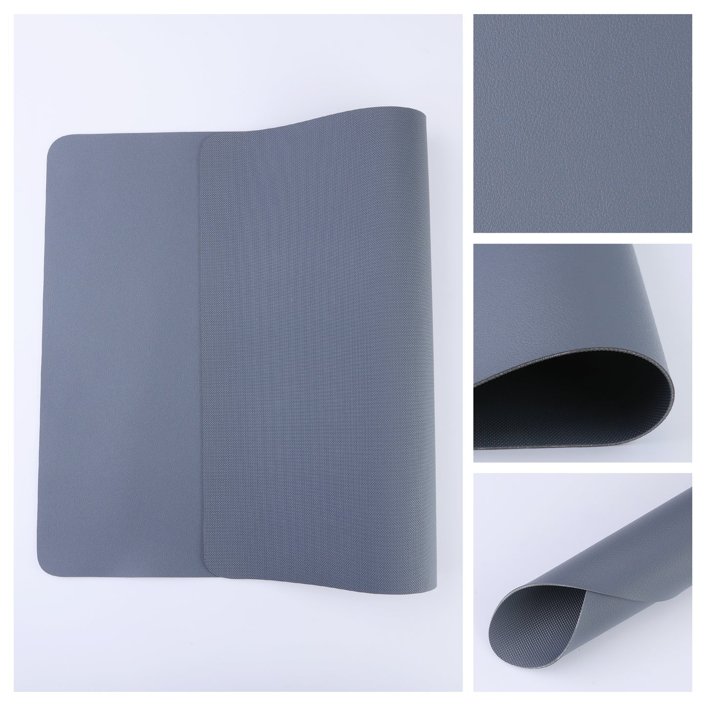 Placemats Set of 6 Faux Leather for Kitchen Dining Table Decor Washable Heat Resistant 17*12in