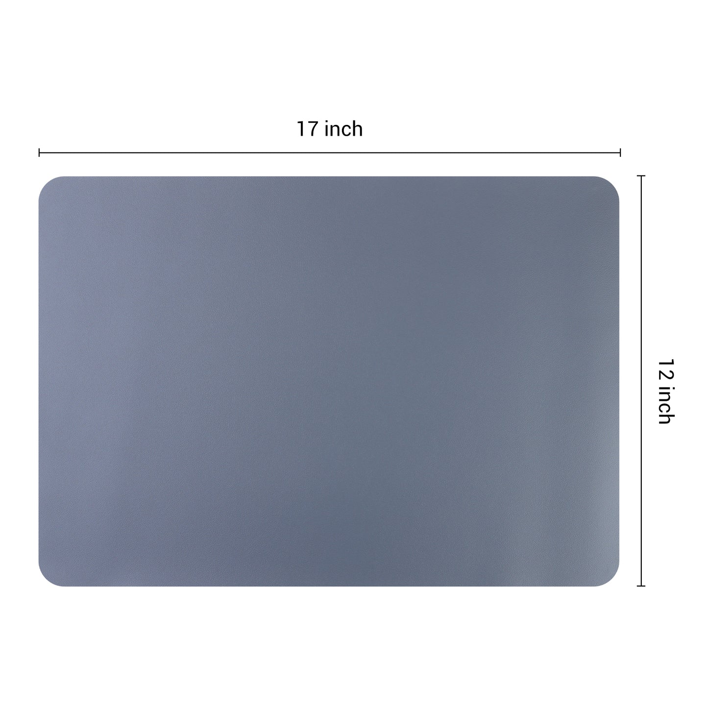 Placemats Set of 6 Faux Leather for Kitchen Dining Table Decor Washable Heat Resistant 17*12in