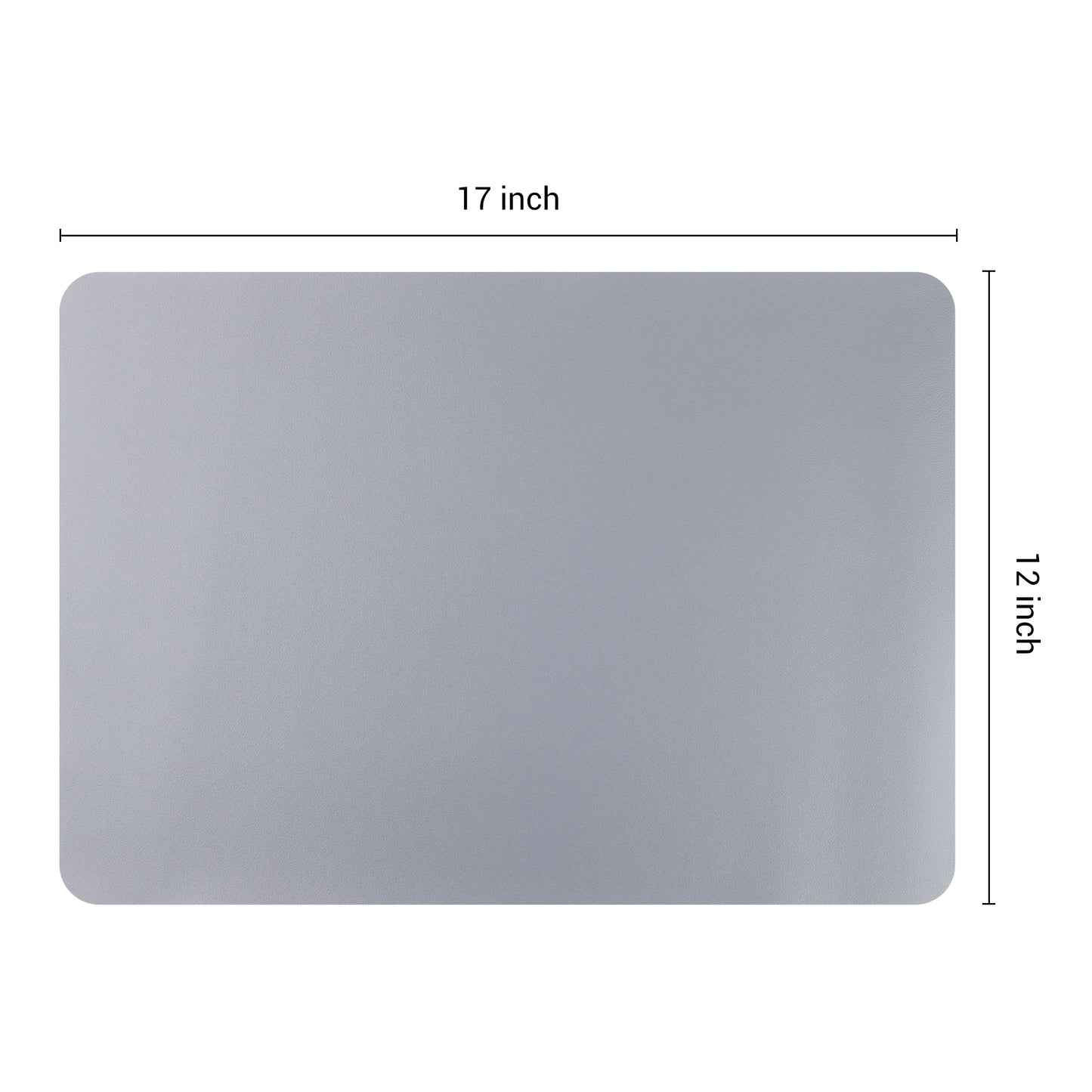 Placemats Set of 6 Faux Leather for Kitchen Dining Table Decor Washable Heat Resistant 17*12in