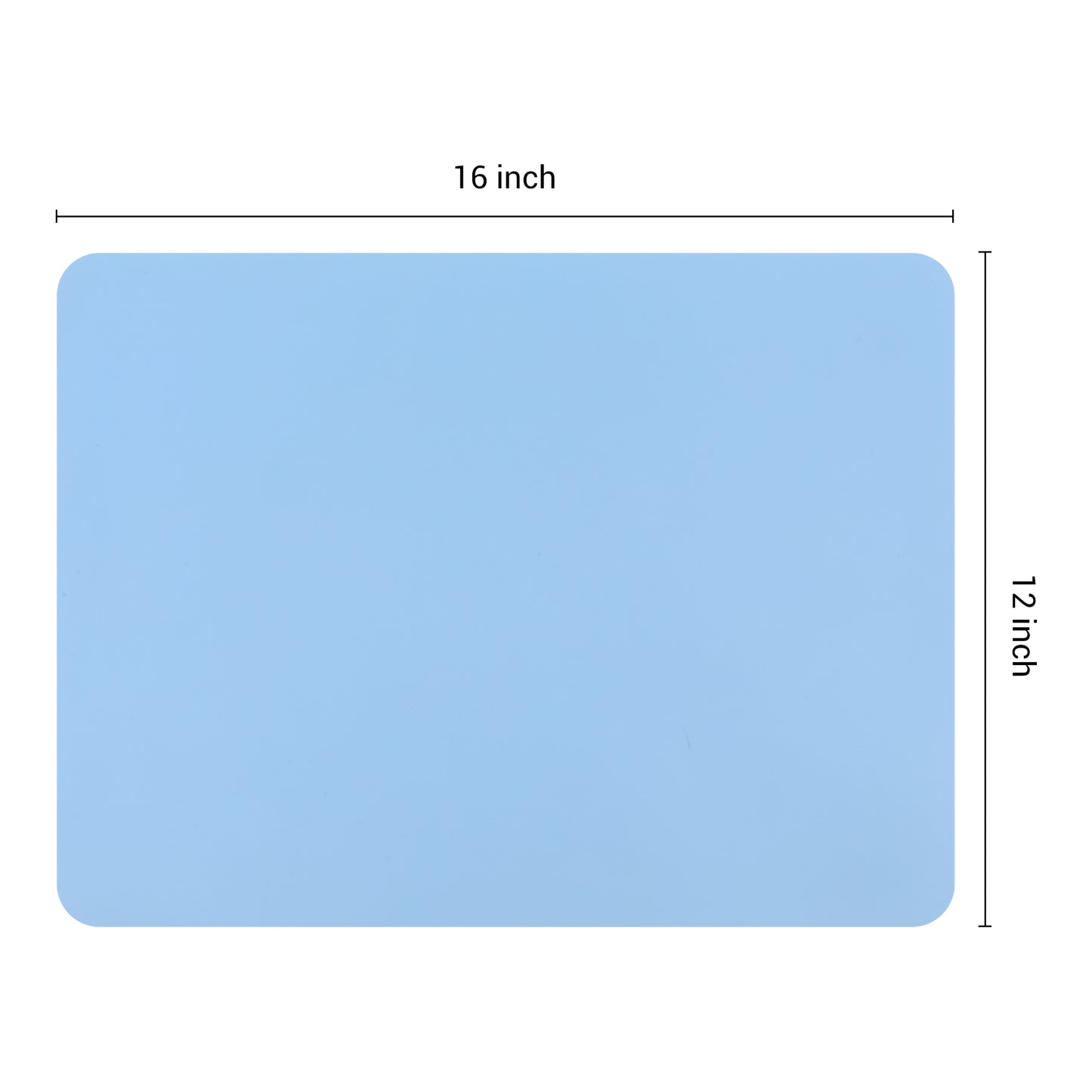 Placemats Set of 6 Silicone for Kitchen Dining Table Decor Washable Heat Resistant 16*12in