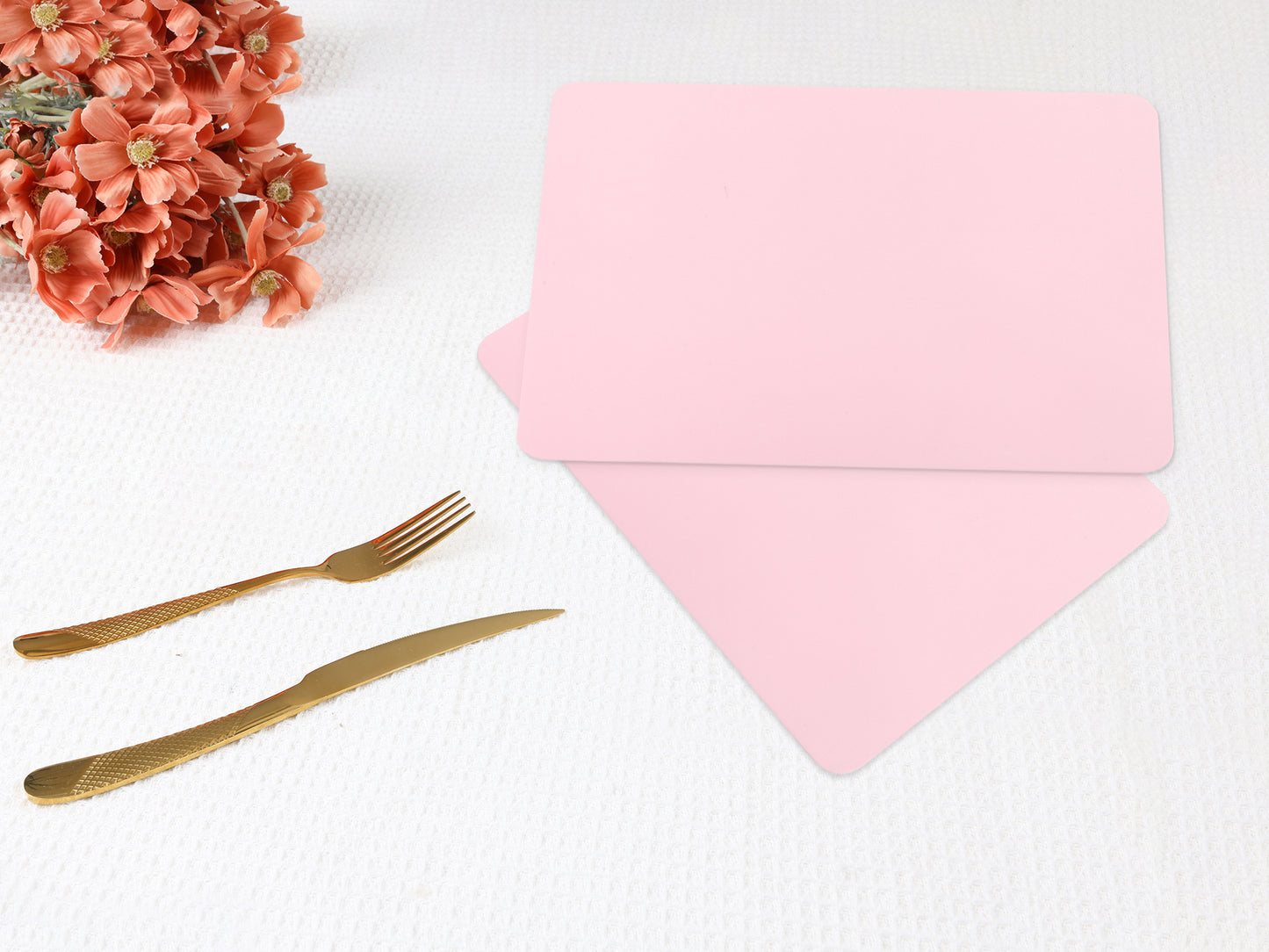 Placemats Set of 6 Silicone for Kitchen Dining Table Decor Washable Heat Resistant 16*12in