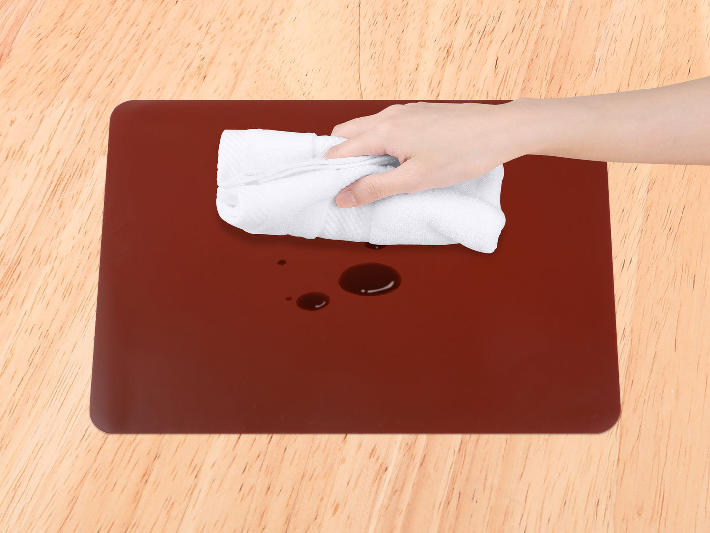 Placemats Set of 6 Silicone for Kitchen Dining Table Decor Washable Heat Resistant 16*12in