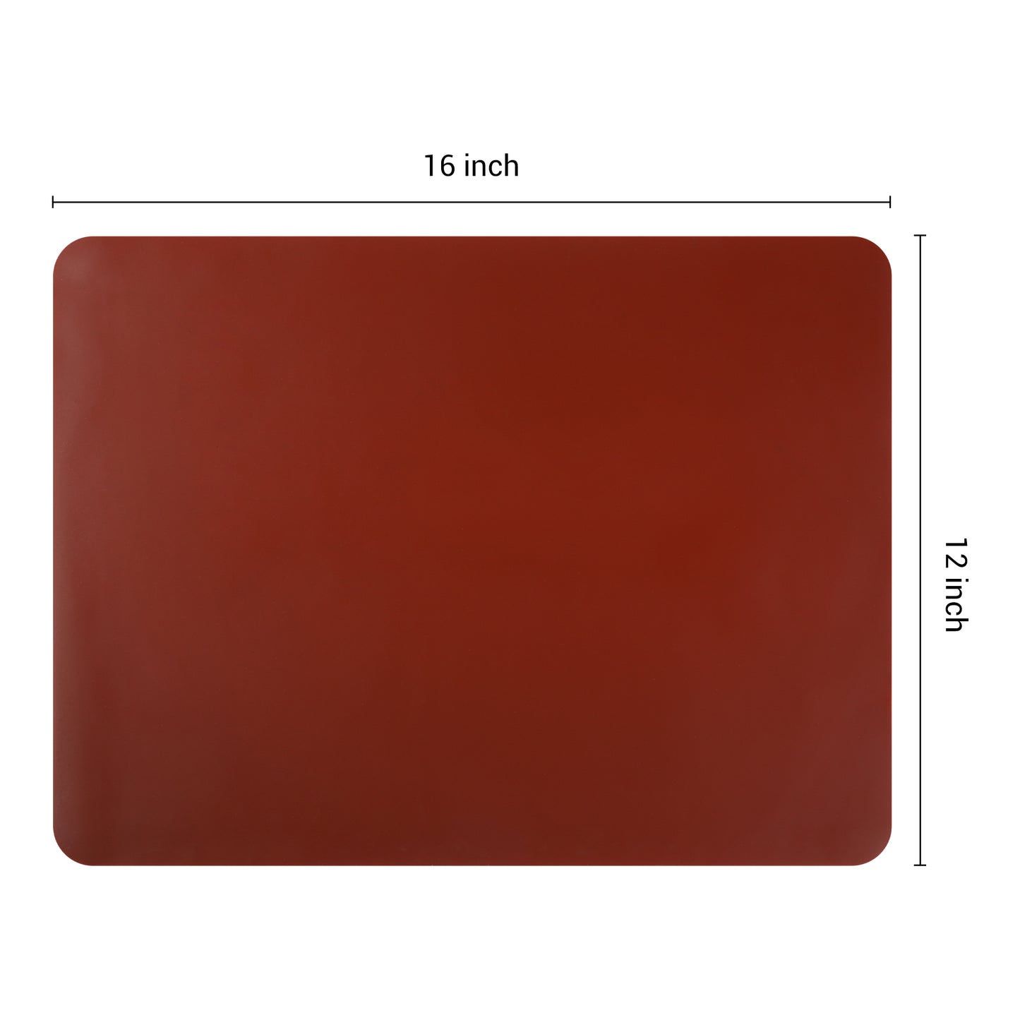 Placemats Set of 6 Silicone for Kitchen Dining Table Decor Washable Heat Resistant 16*12in