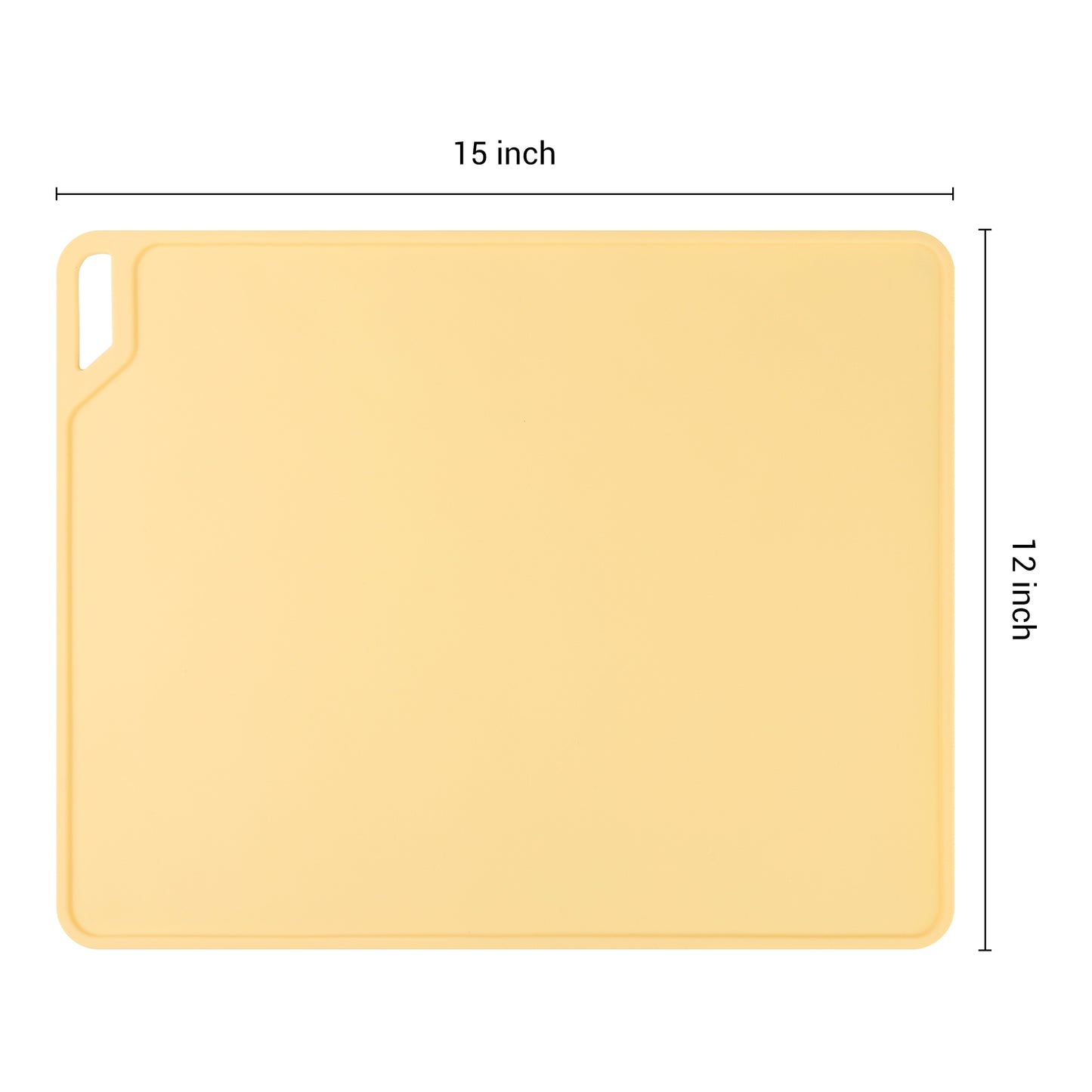 Placemats Set of 6 Silicone for Kitchen Dining Table Decor Washable Wipeable 15*12in