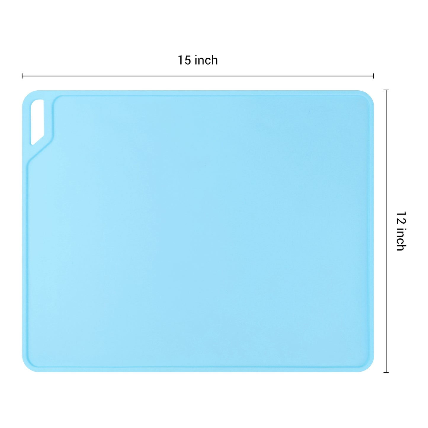 Juego de 6 manteles individuales de silicona para decoración de mesa de cocina y comedor, lavables y lavables, 15 x 12 pulgadas