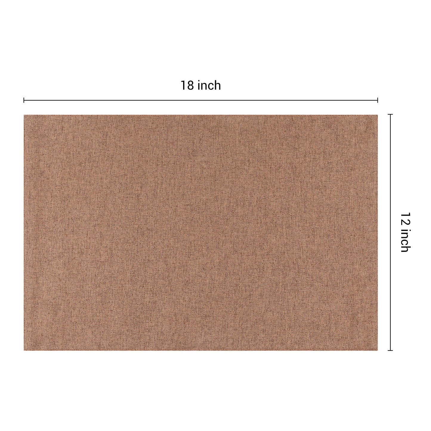 Placemats Set of 6 Polyester for Kitchen Dining Table Decor Heat Resistant 18*12in