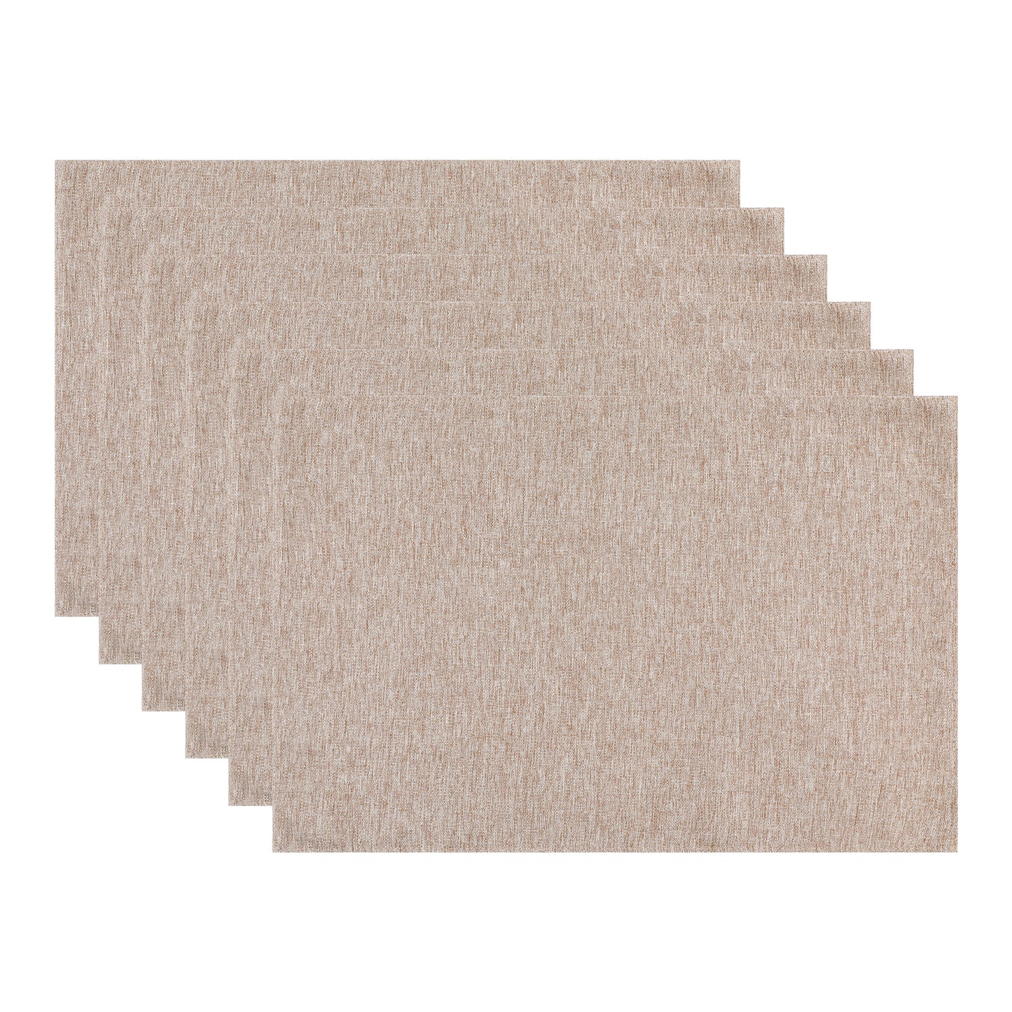 Placemats Set of 6 Polyester for Kitchen Dining Table Decor Heat Resistant 18*12in