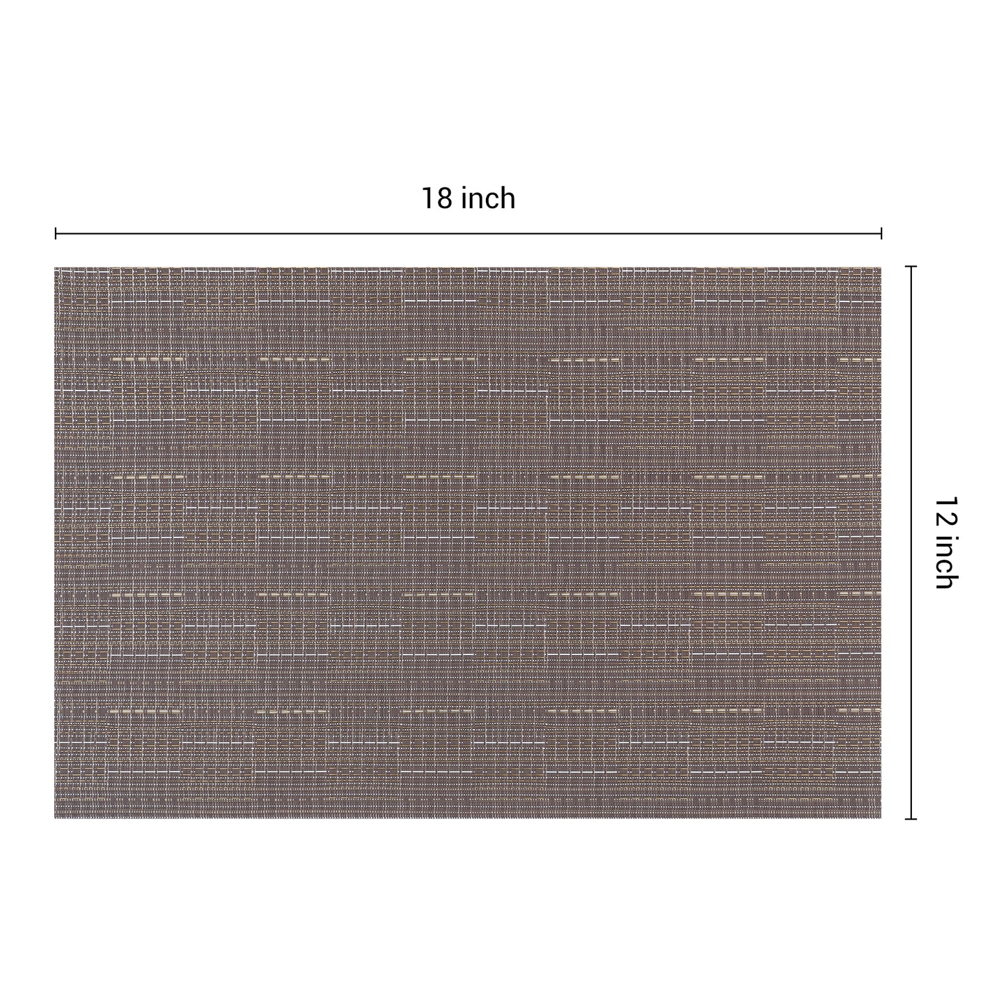 Placemats Set of 8 PVC for Kitchen Dining Table Decor Heat Resistant Wipeable 18*12in