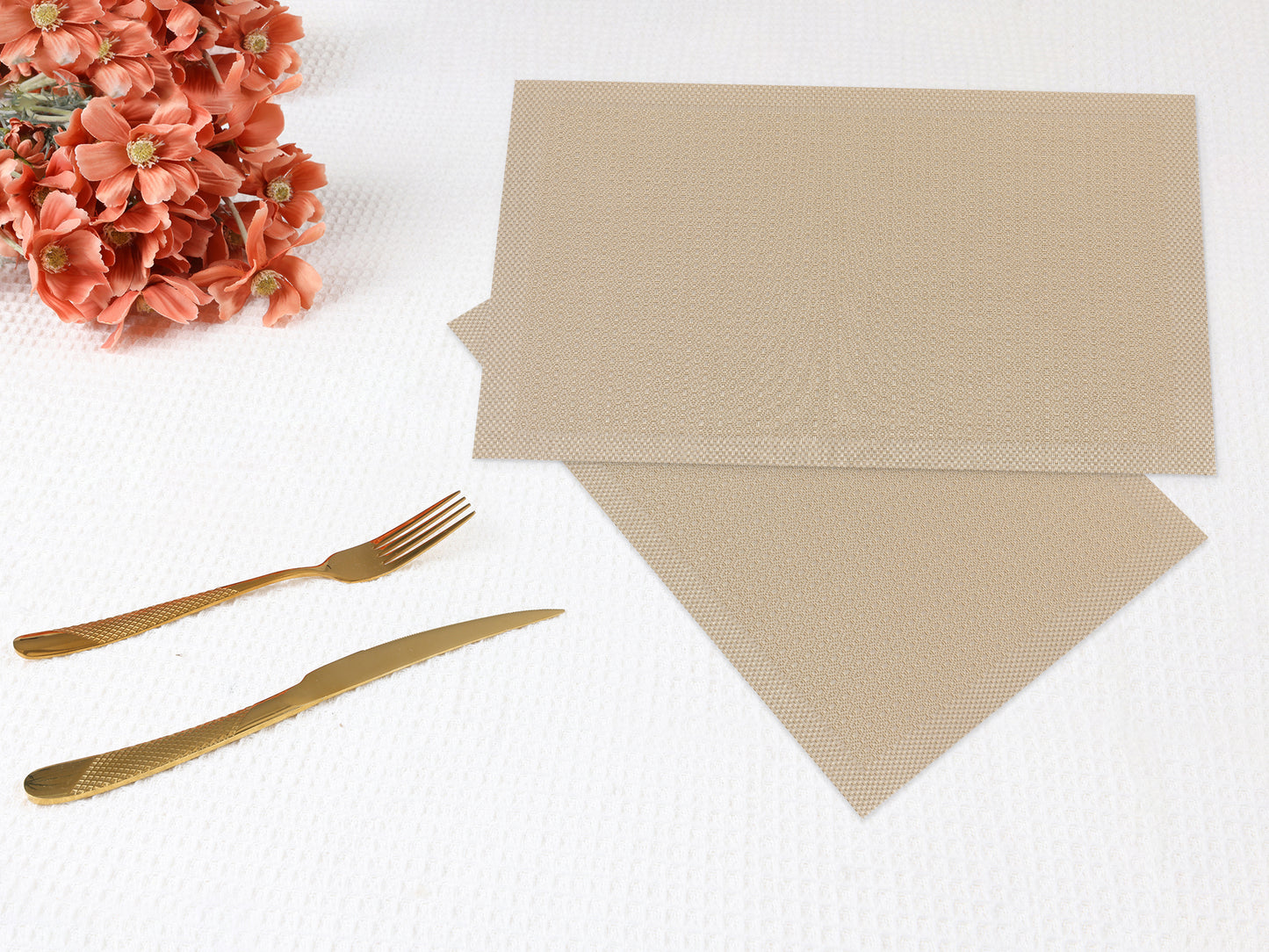 Rustic Placemats Set of 6 for Dining Table Decor Washable Easy Clean 18*12in