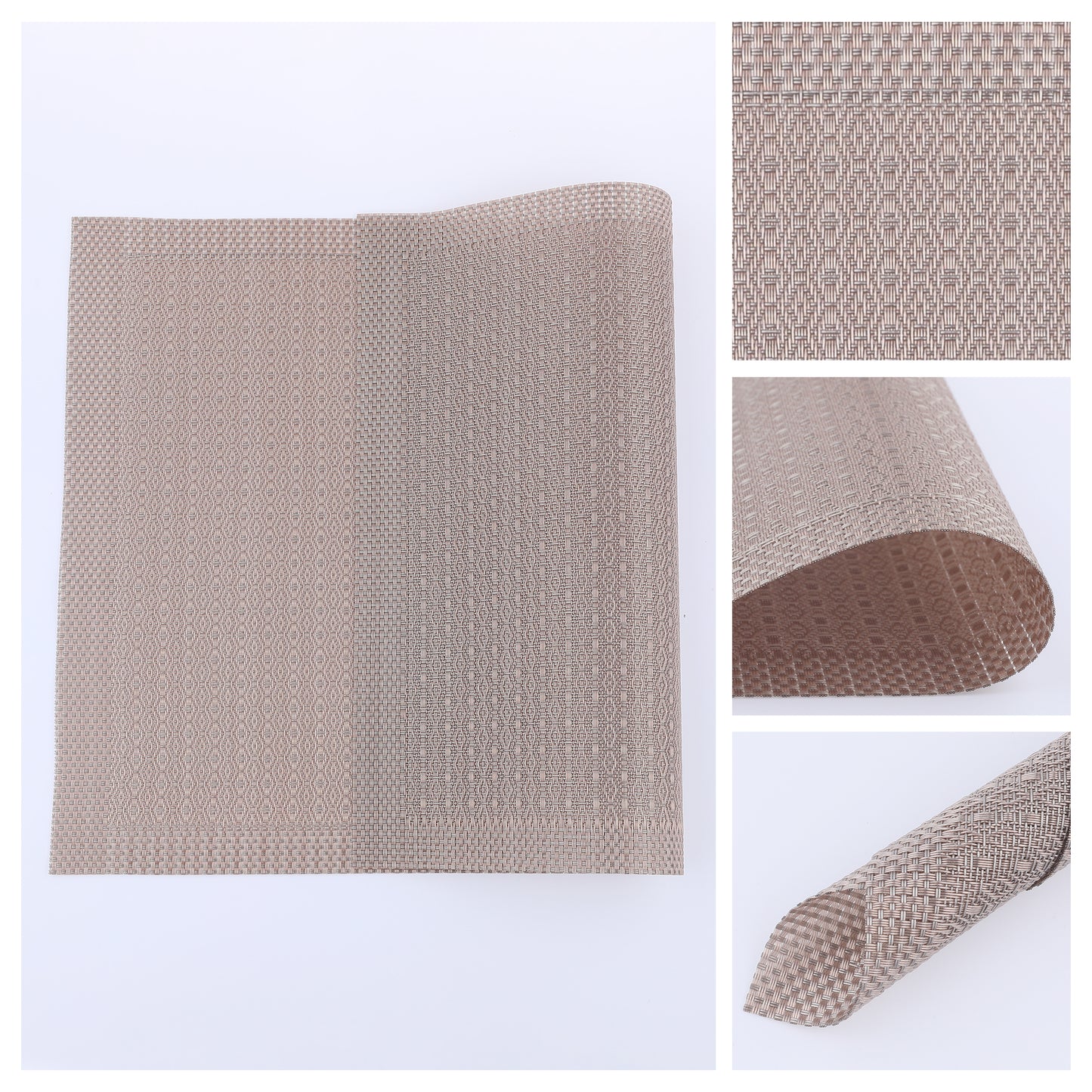 Rustic Placemats Set of 6 for Dining Table Decor Washable Easy Clean 18*12in