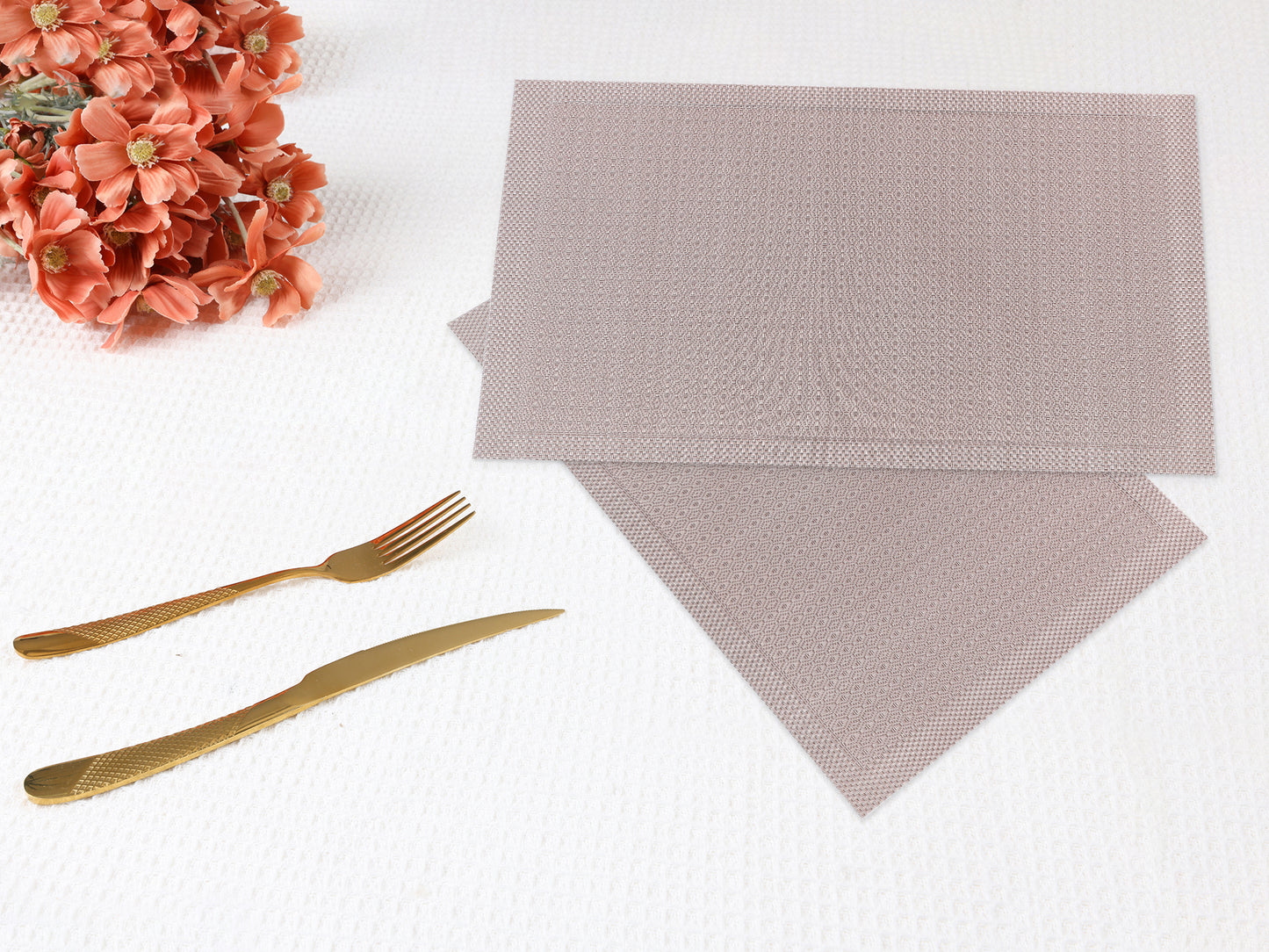 Rustic Placemats Set of 6 for Dining Table Decor Washable Easy Clean 18*12in